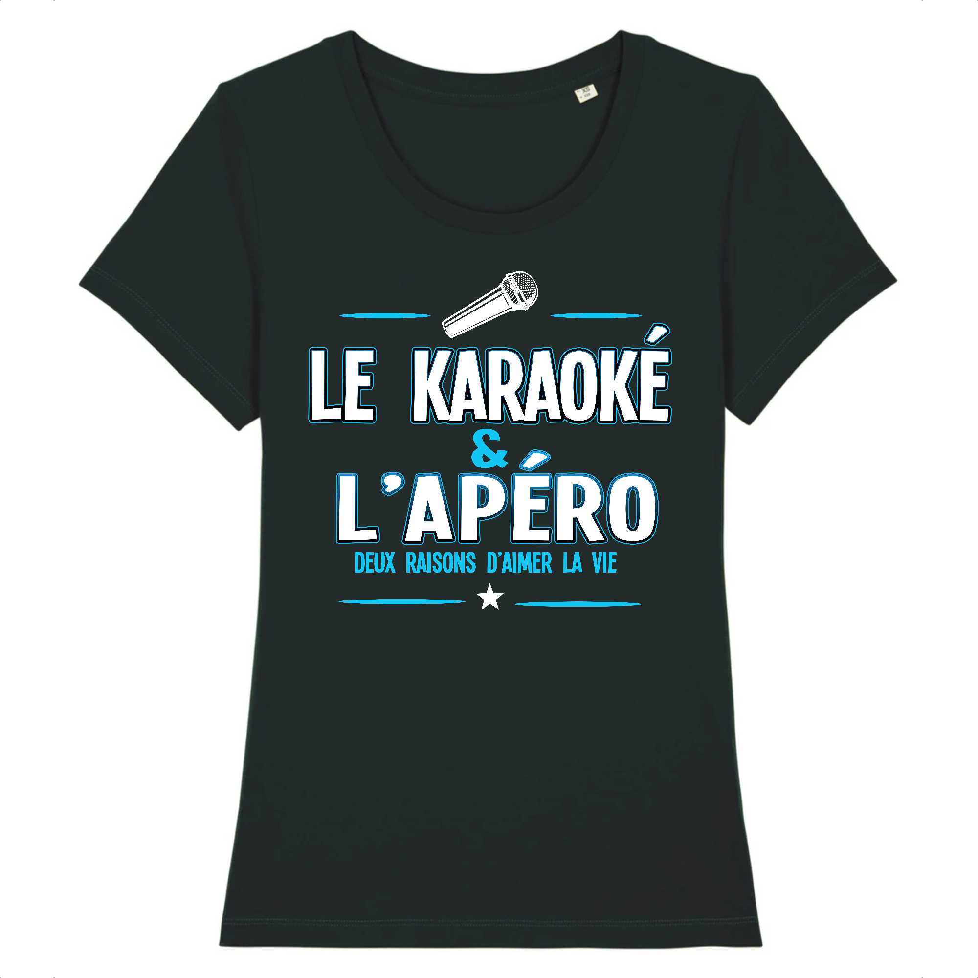 T-shirt Femme Karaoké et apéro