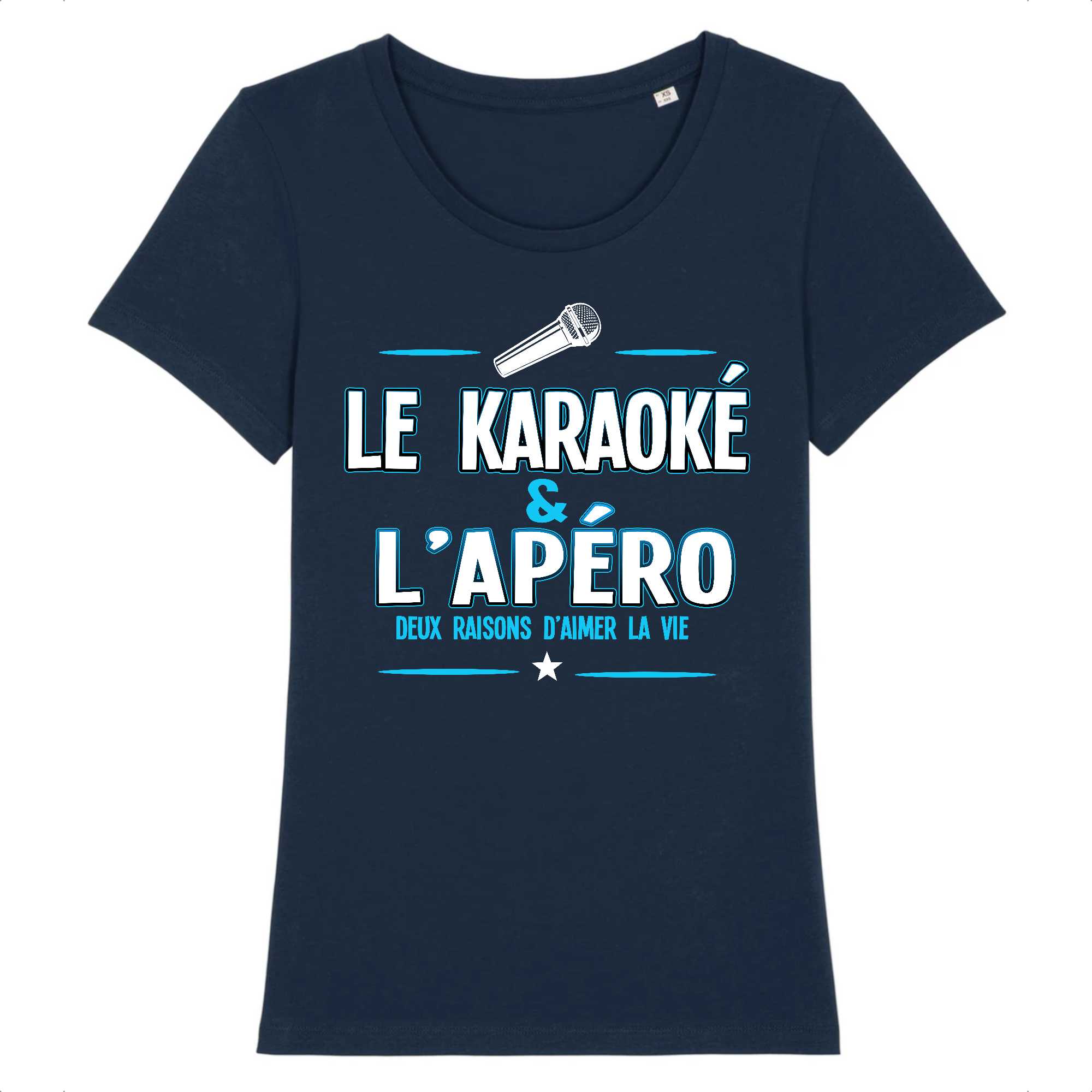 T-shirt Femme Karaoké et apéro