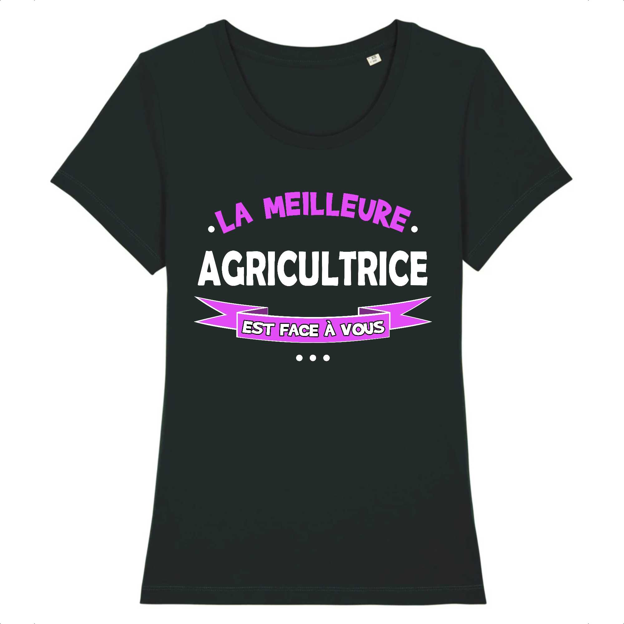 T-shirt Femme La meilleure agricultrice est face à vous
