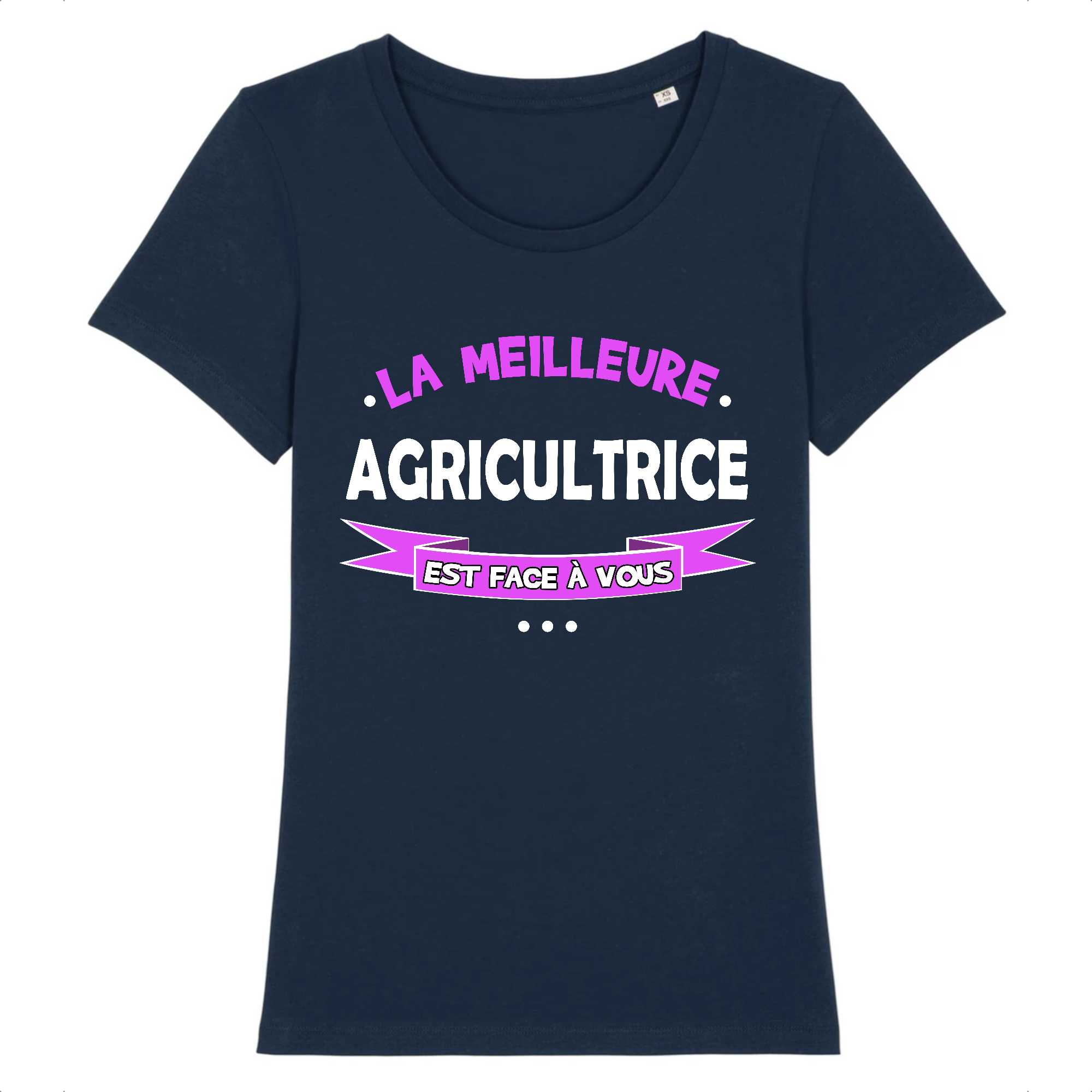 T-shirt Femme La meilleure agricultrice est face à vous