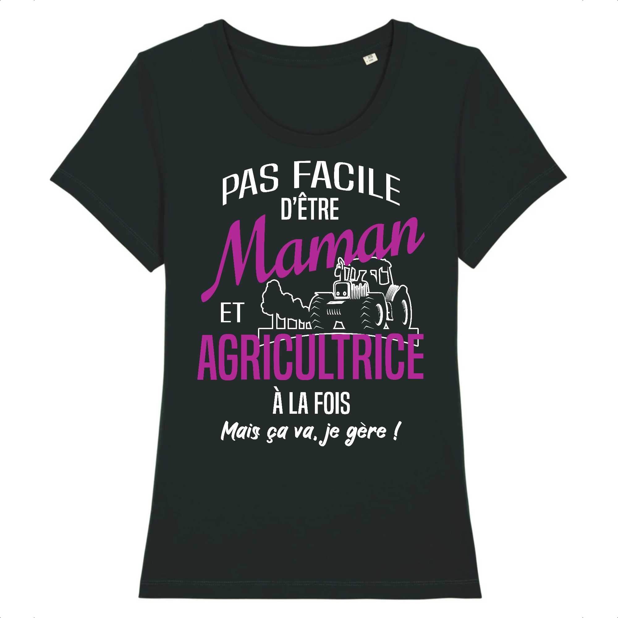 T-shirt Femme Maman et agricultrice