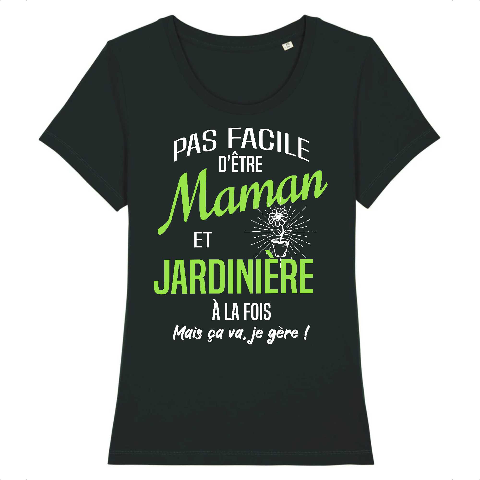 T-shirt Femme Maman et jardinière