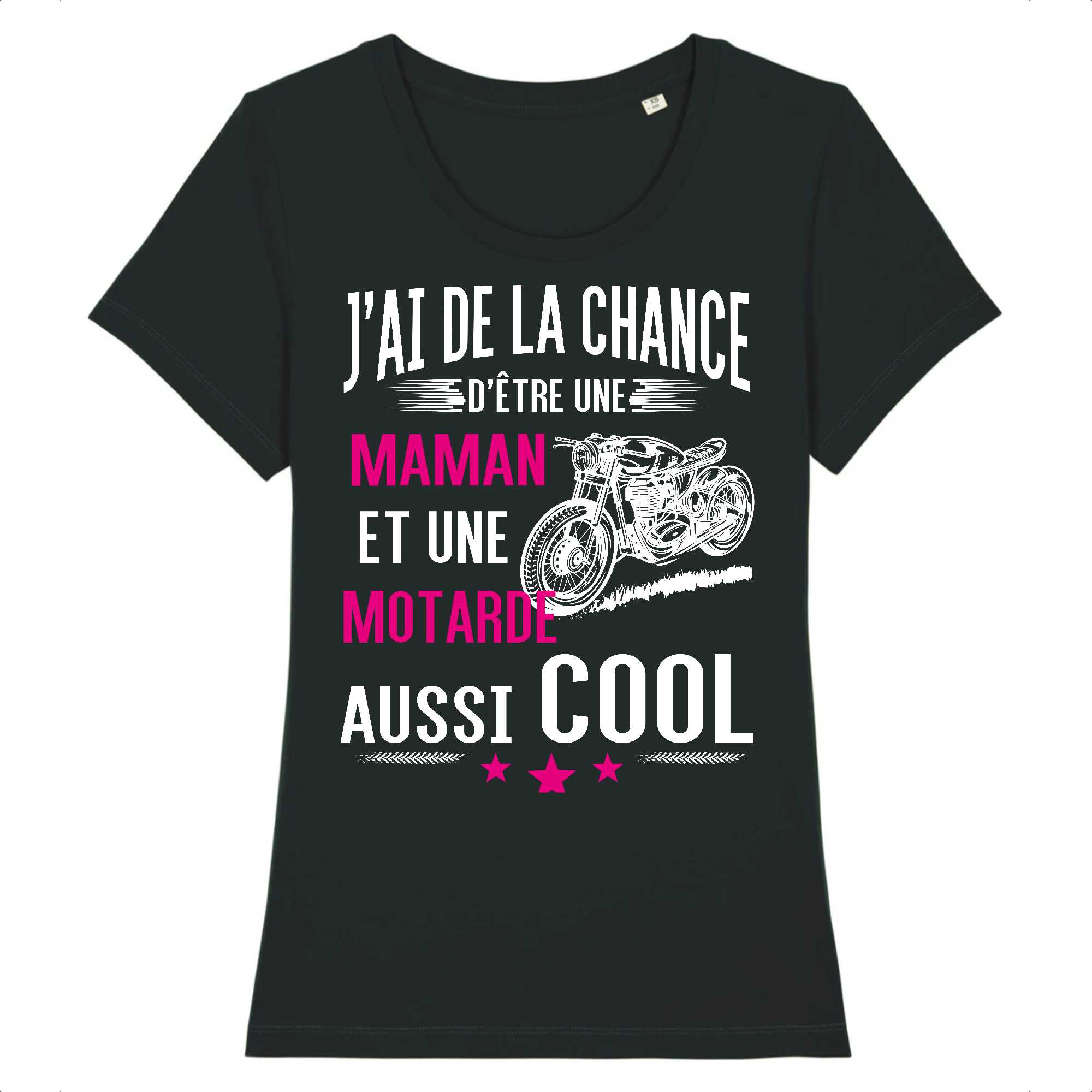 T-shirt Femme Maman et motarde