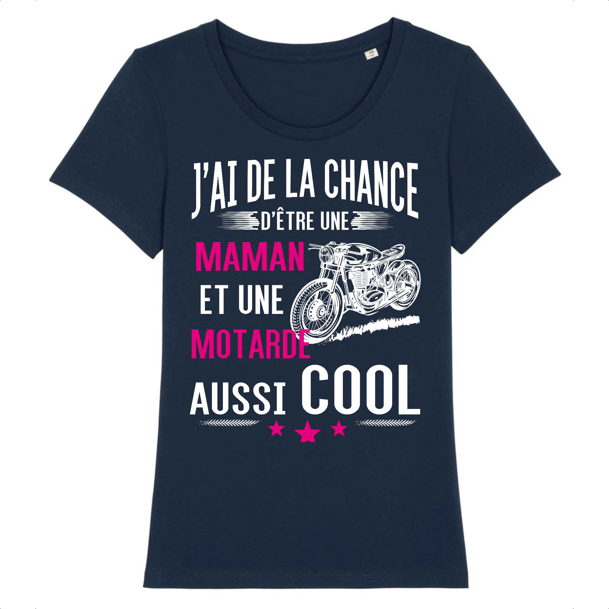 T-shirt Femme Maman et motarde