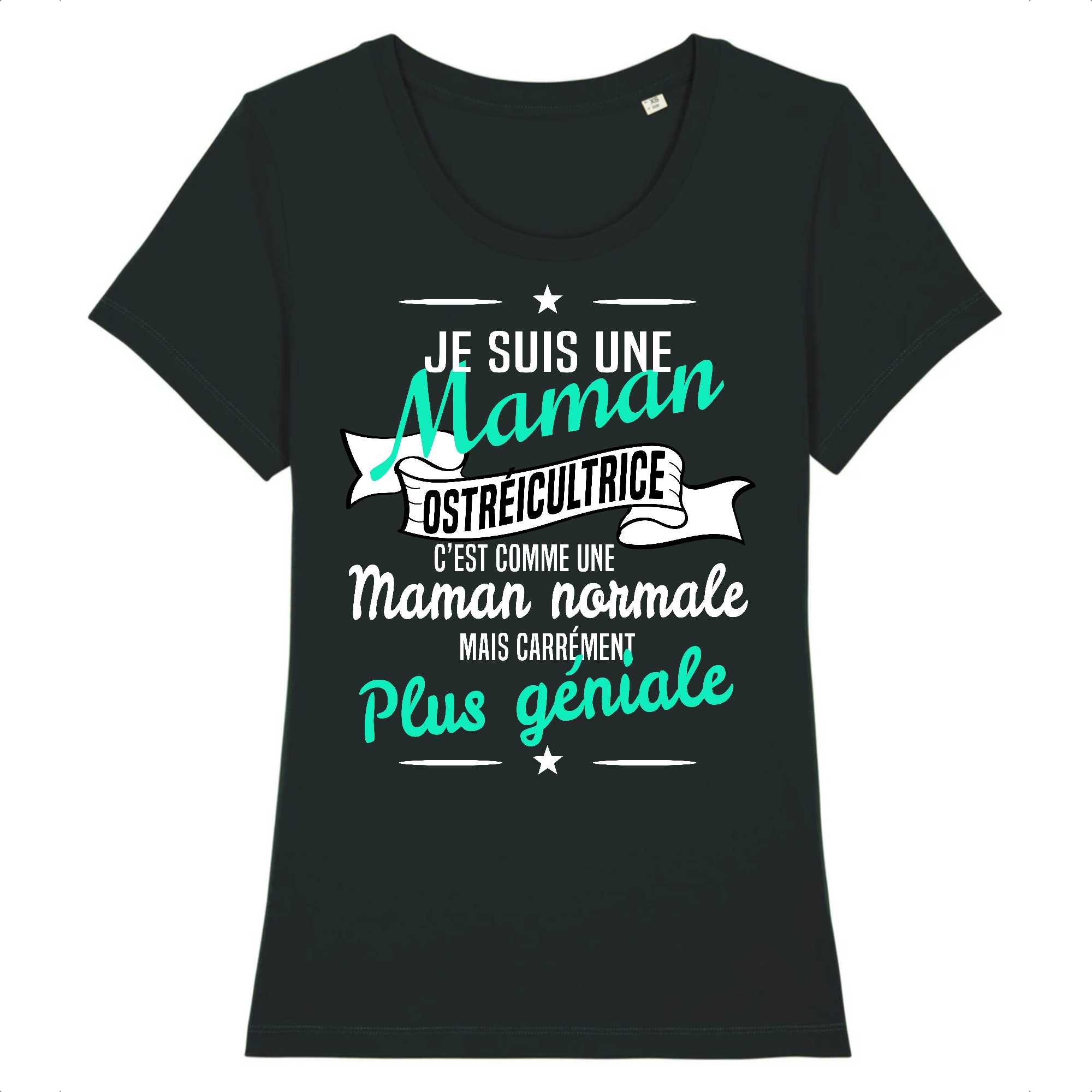 T-shirt Femme Maman ostréicultrice