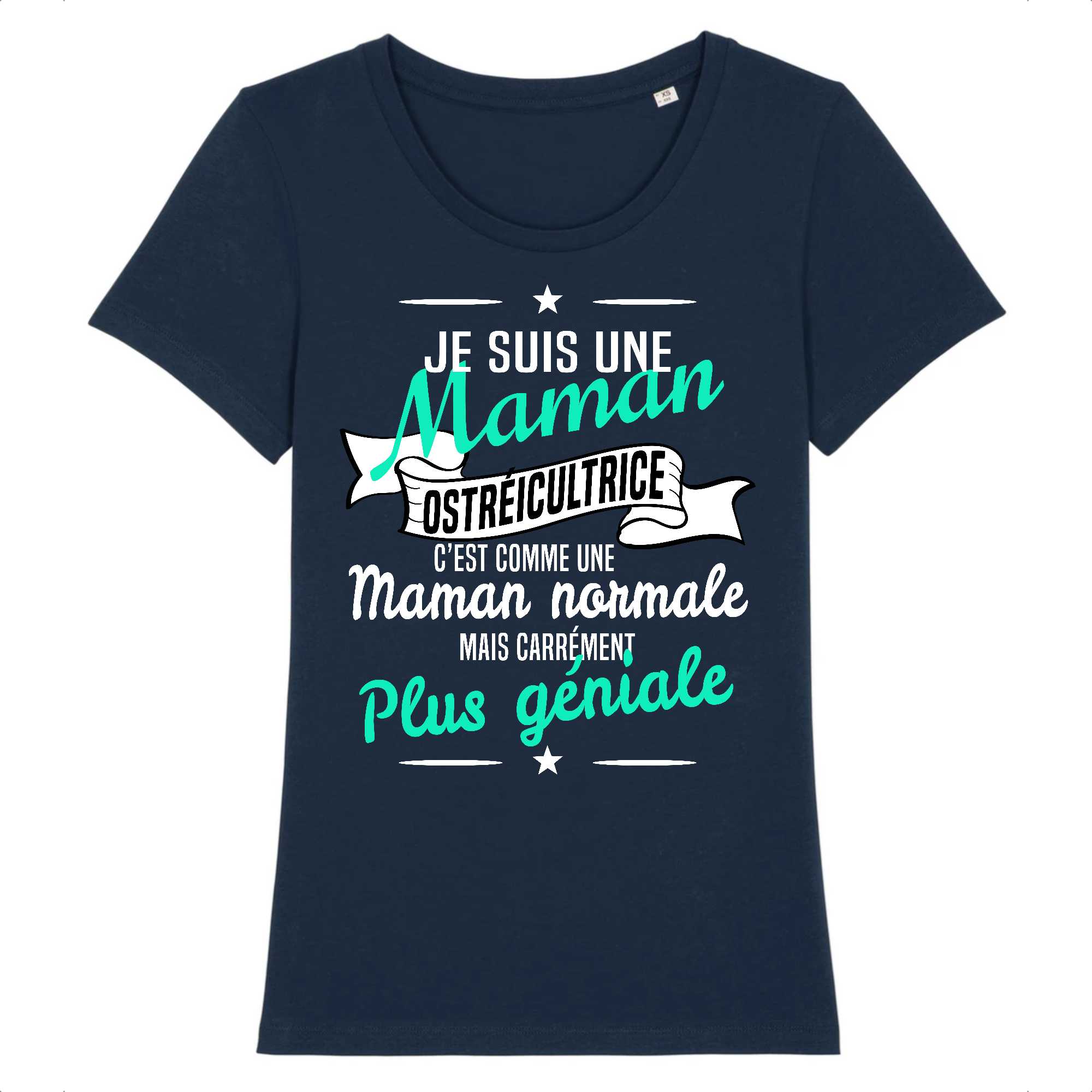 T-shirt Femme Maman ostréicultrice
