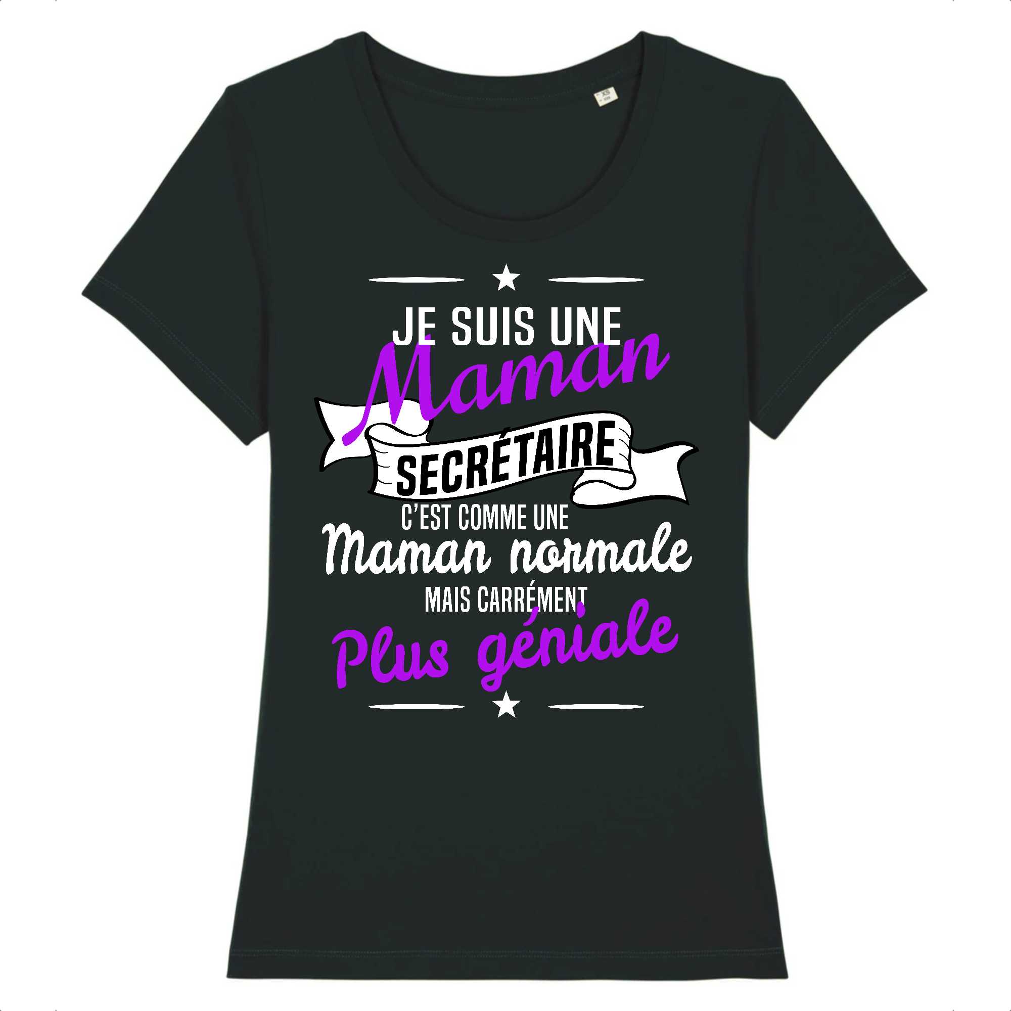 T-shirt Femme Maman secrétaire