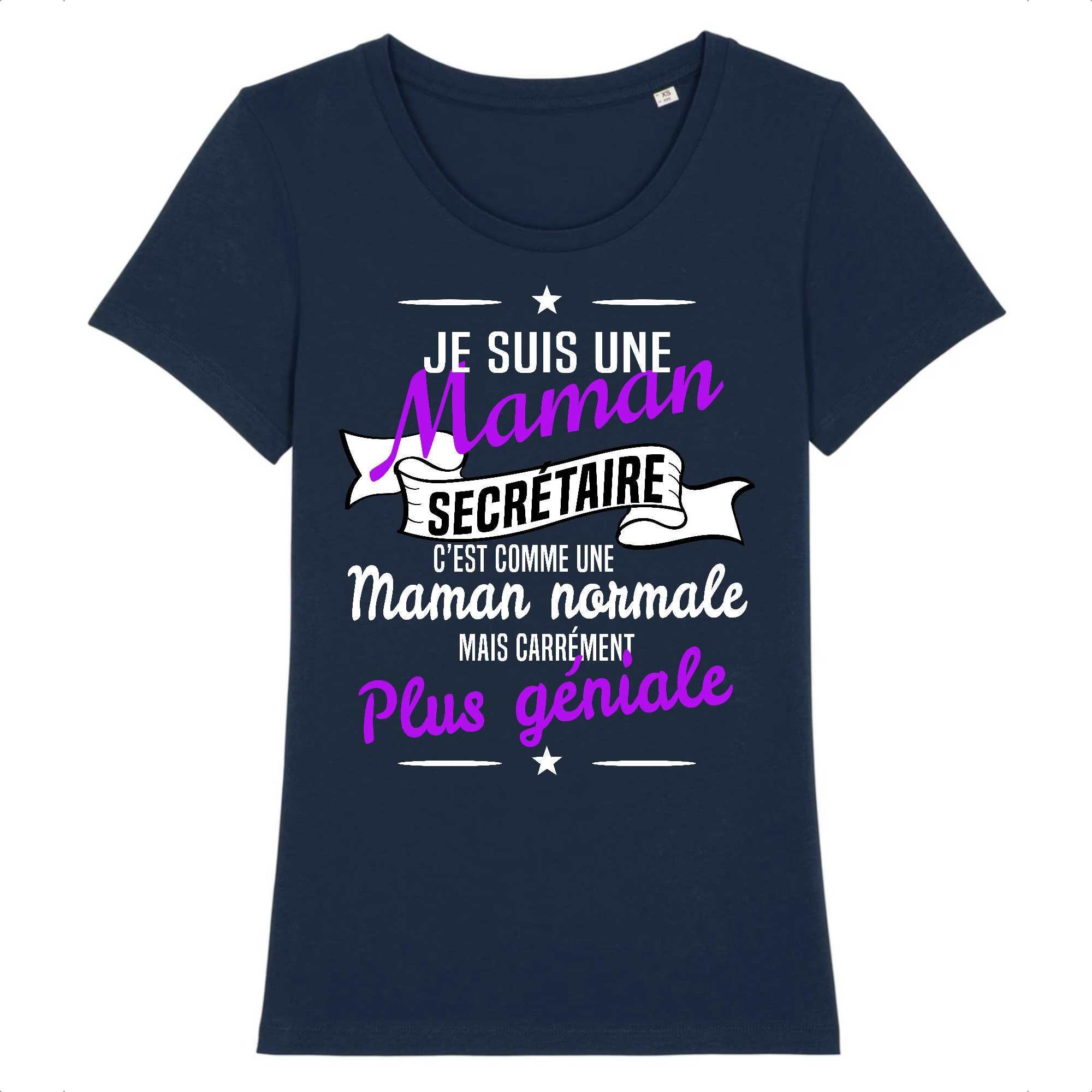 T-shirt Femme Maman secrétaire