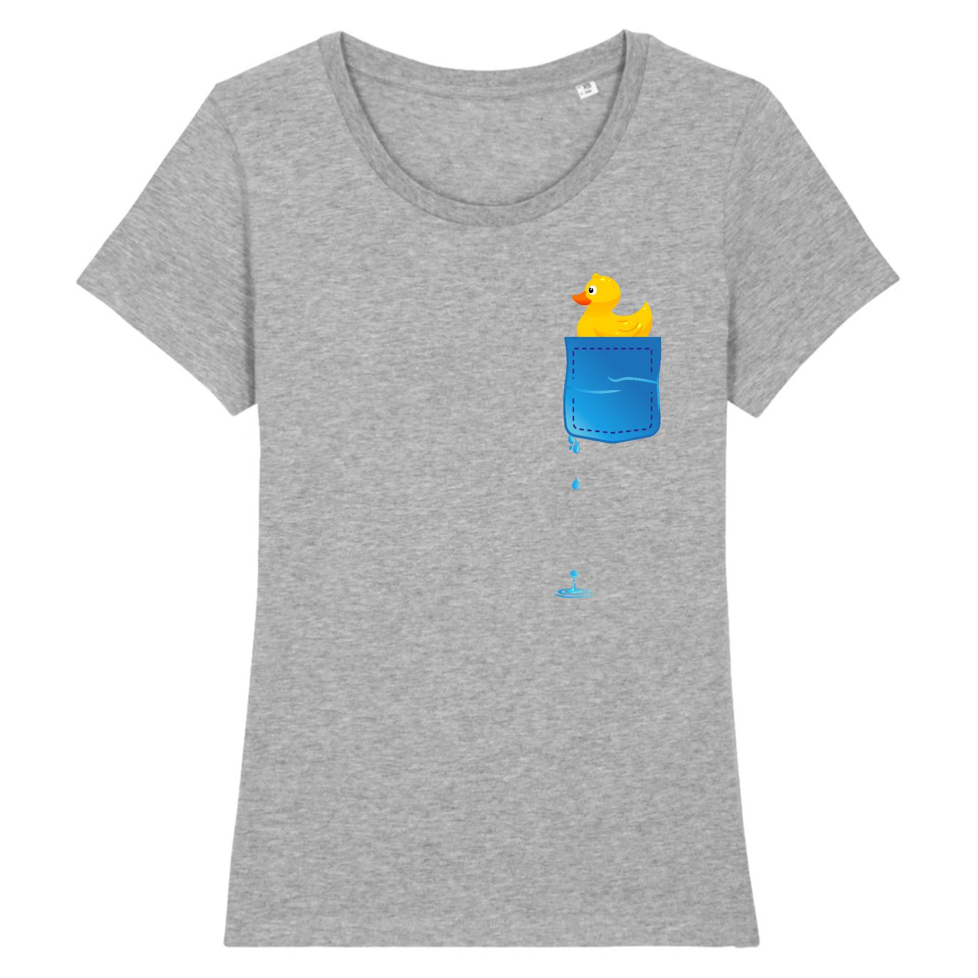 T-shirt Femme Petit canard dans la poche
