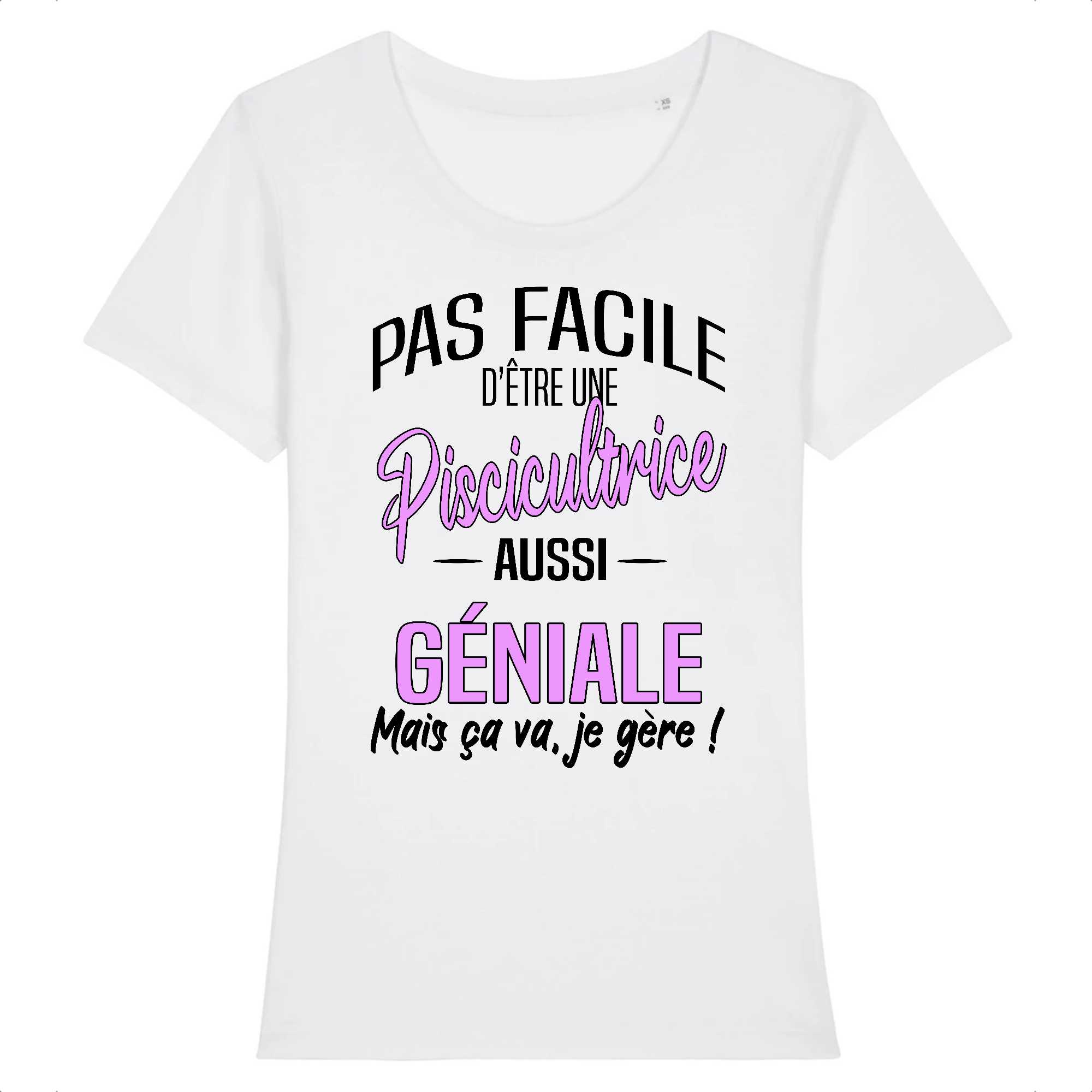 T-shirt Femme Piscicultrice géniale
