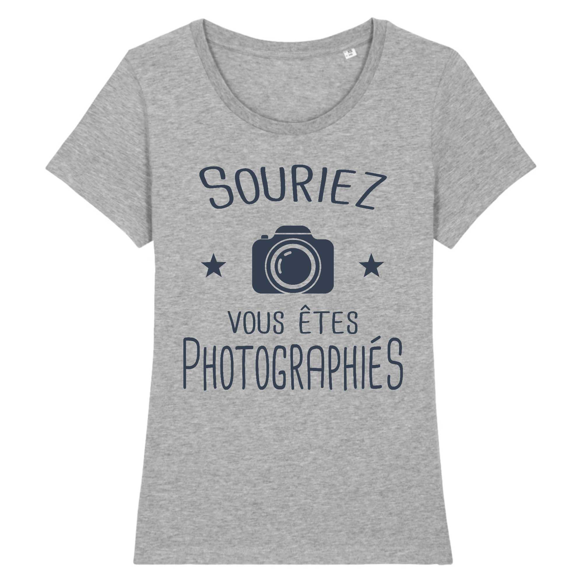 T-shirt Femme Souriez vous êtes photographiés 2