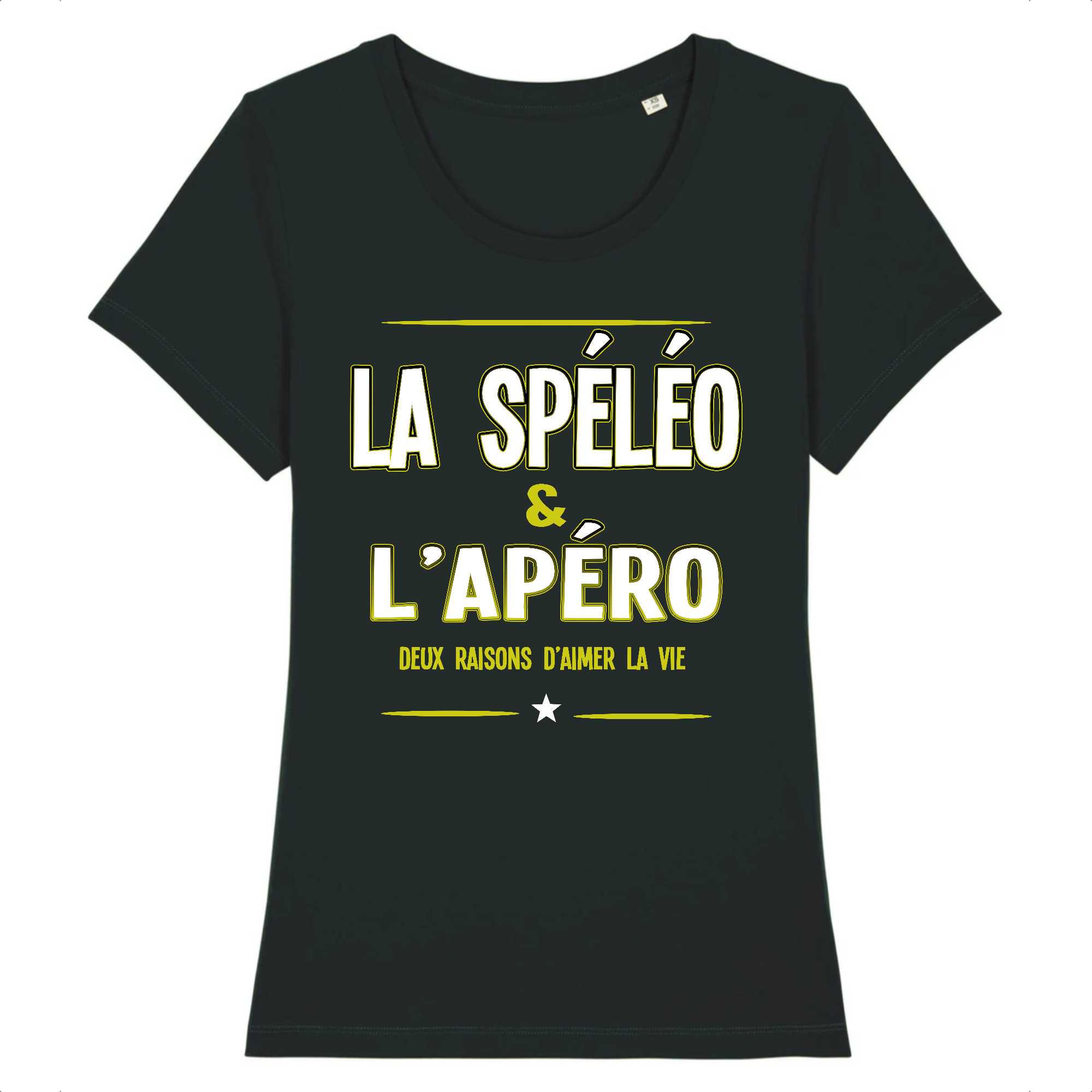 T-shirt Femme Spéléo et apéro