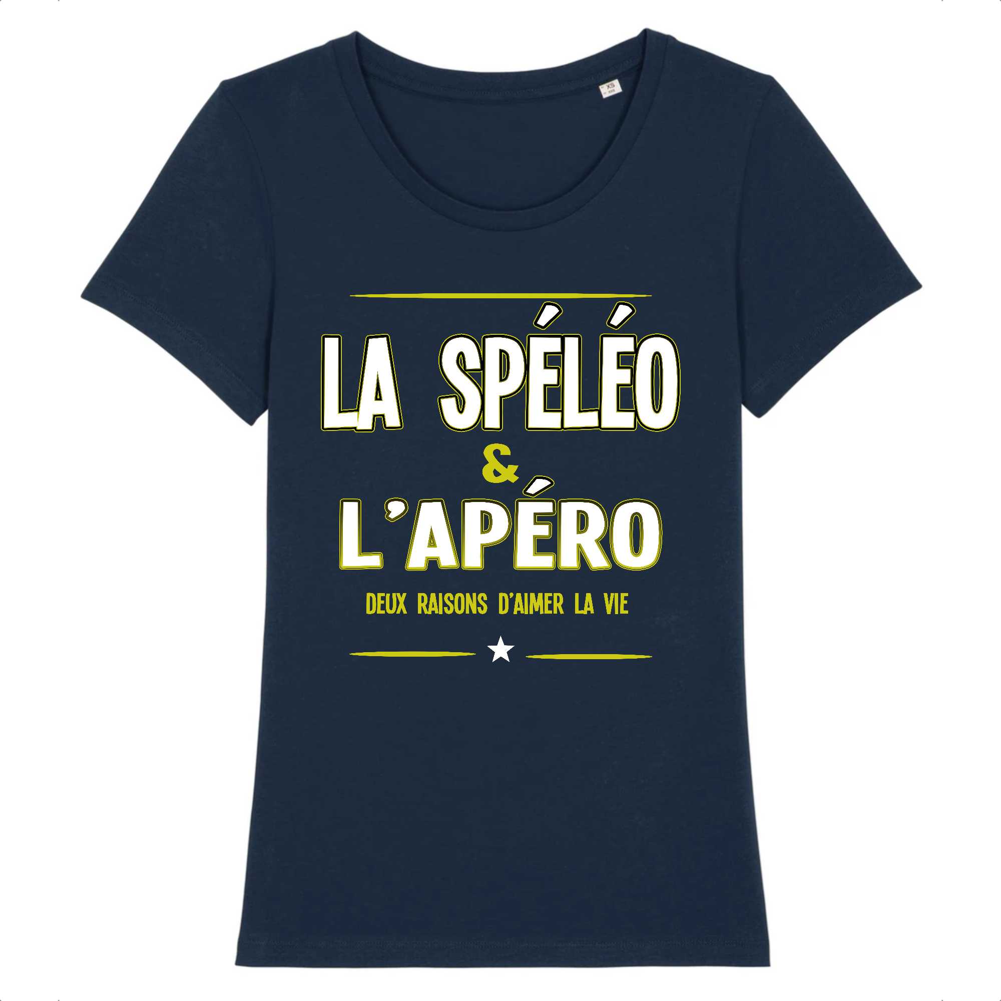 T-shirt Femme Spéléo et apéro