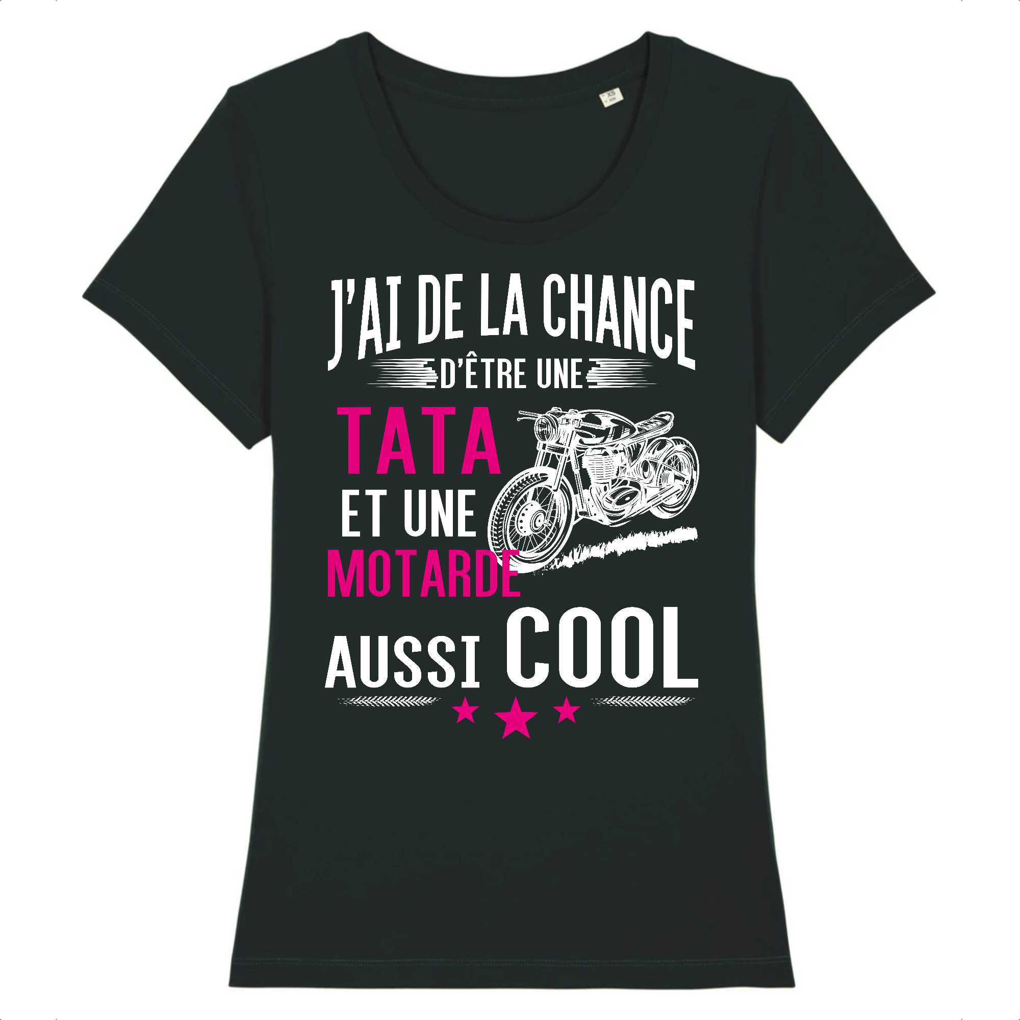 T-shirt Femme Tata et motarde