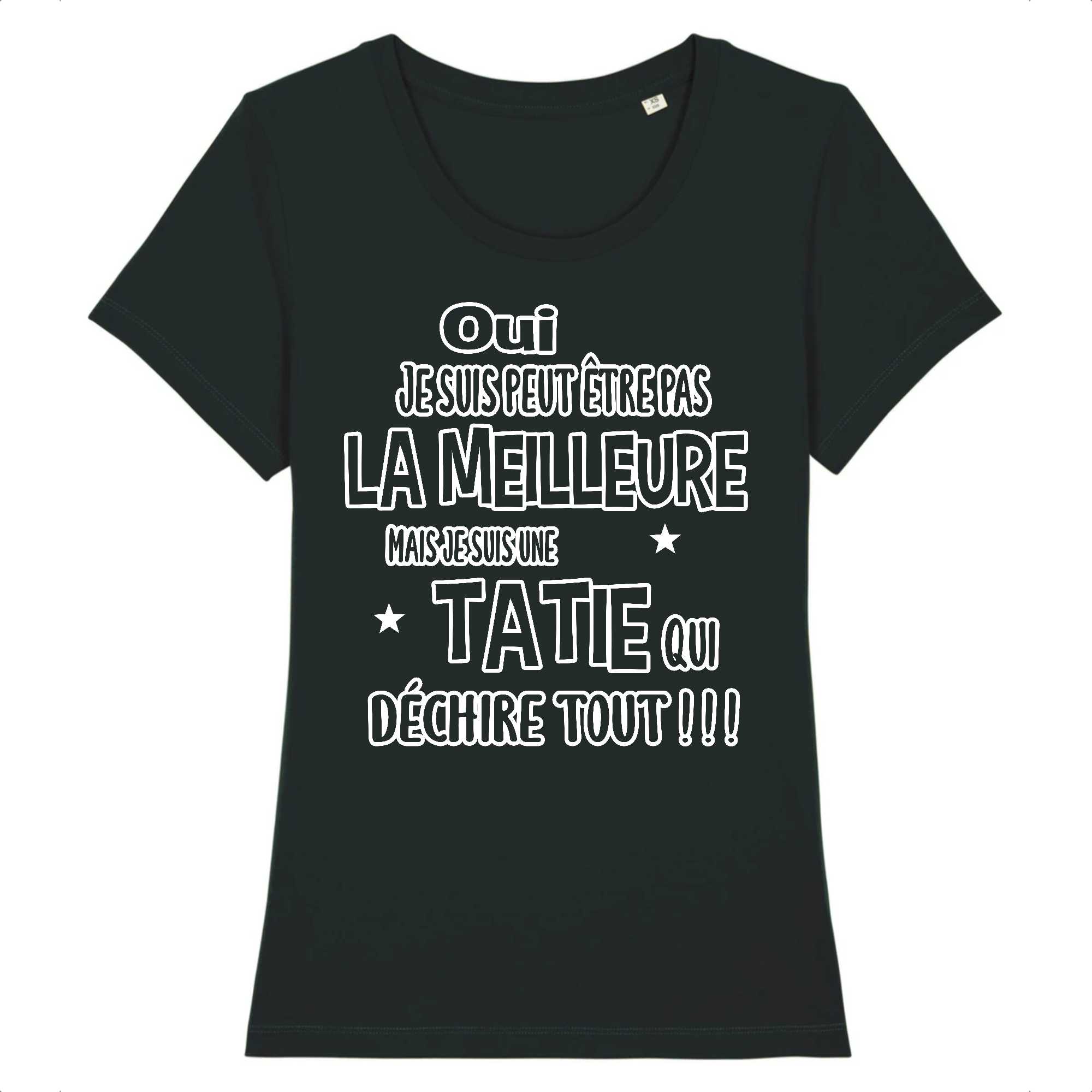 T-shirt Femme Tatie qui déchire tout