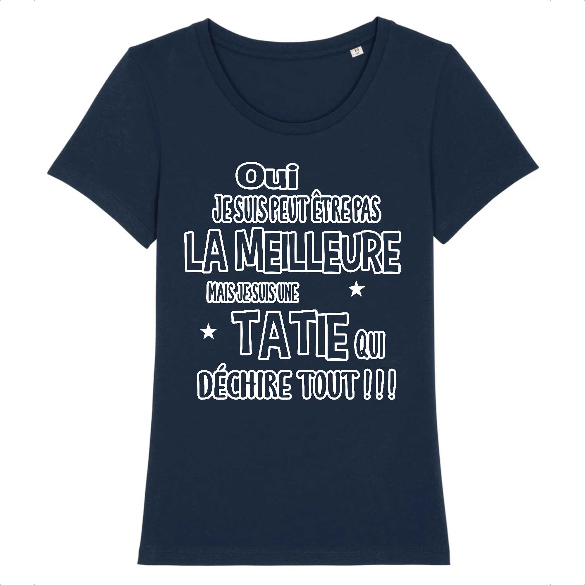 T-shirt Femme Tatie qui déchire tout