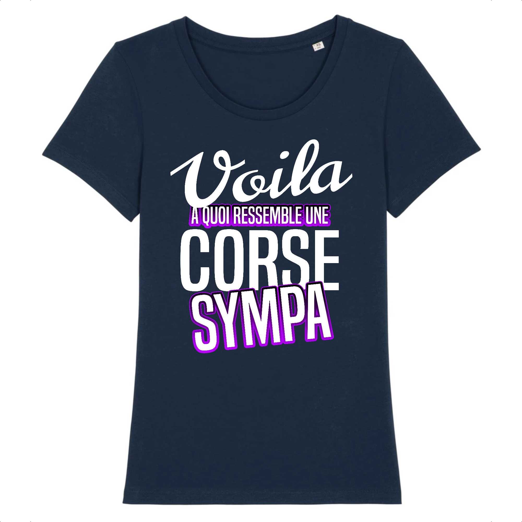 T-shirt Femme Une corse sympa