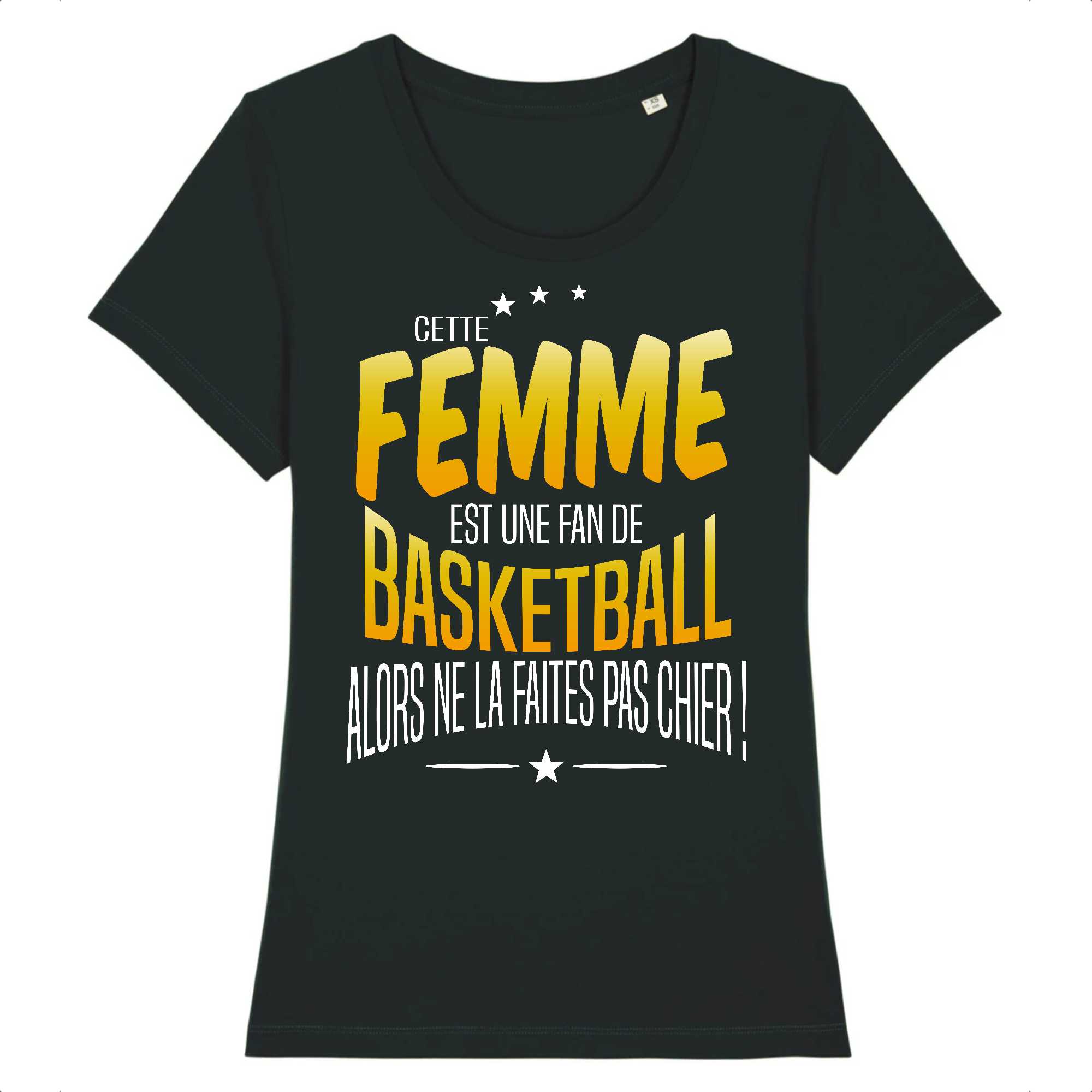 T-shirt Femme Une fan de Basketball