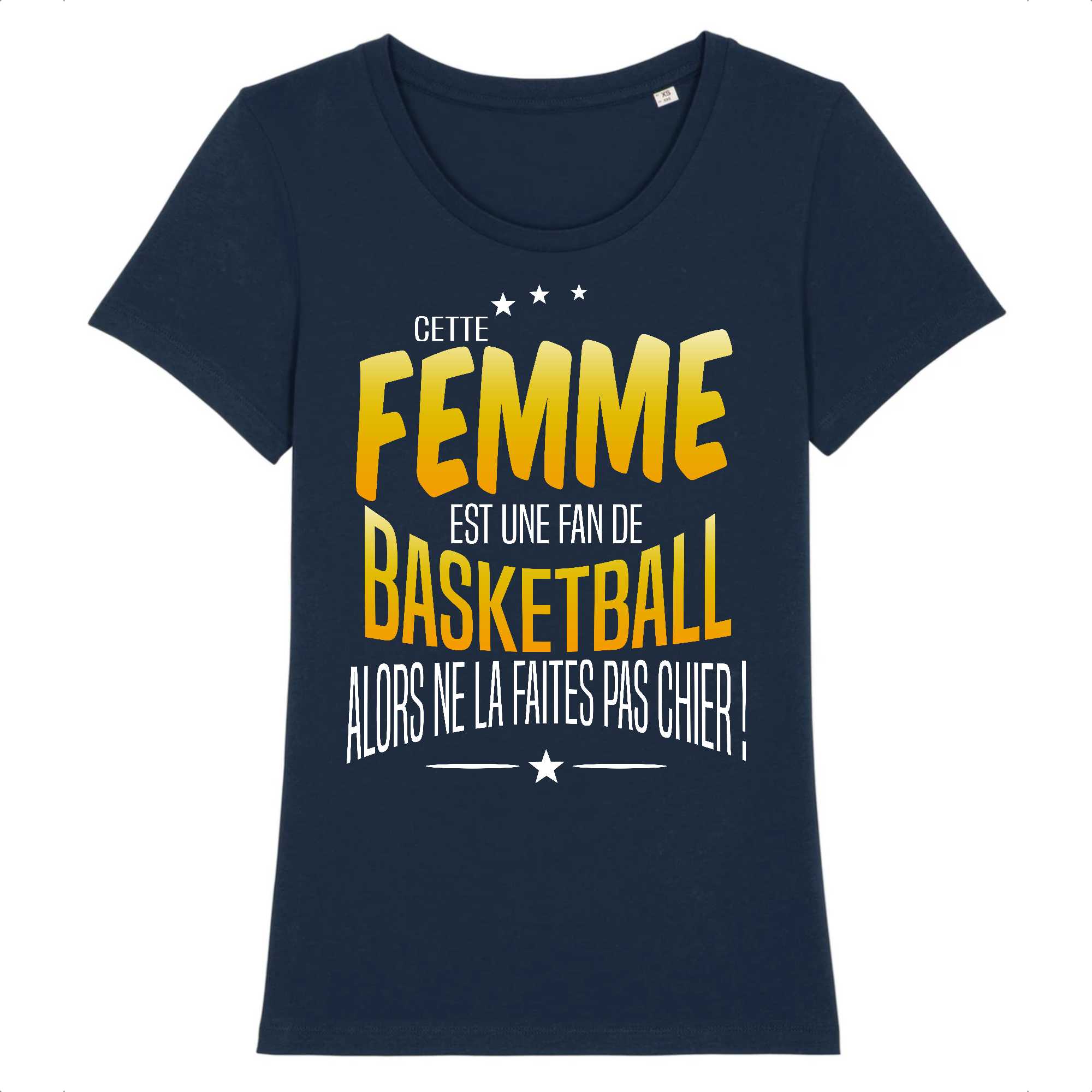 T-shirt Femme Une fan de Basketball
