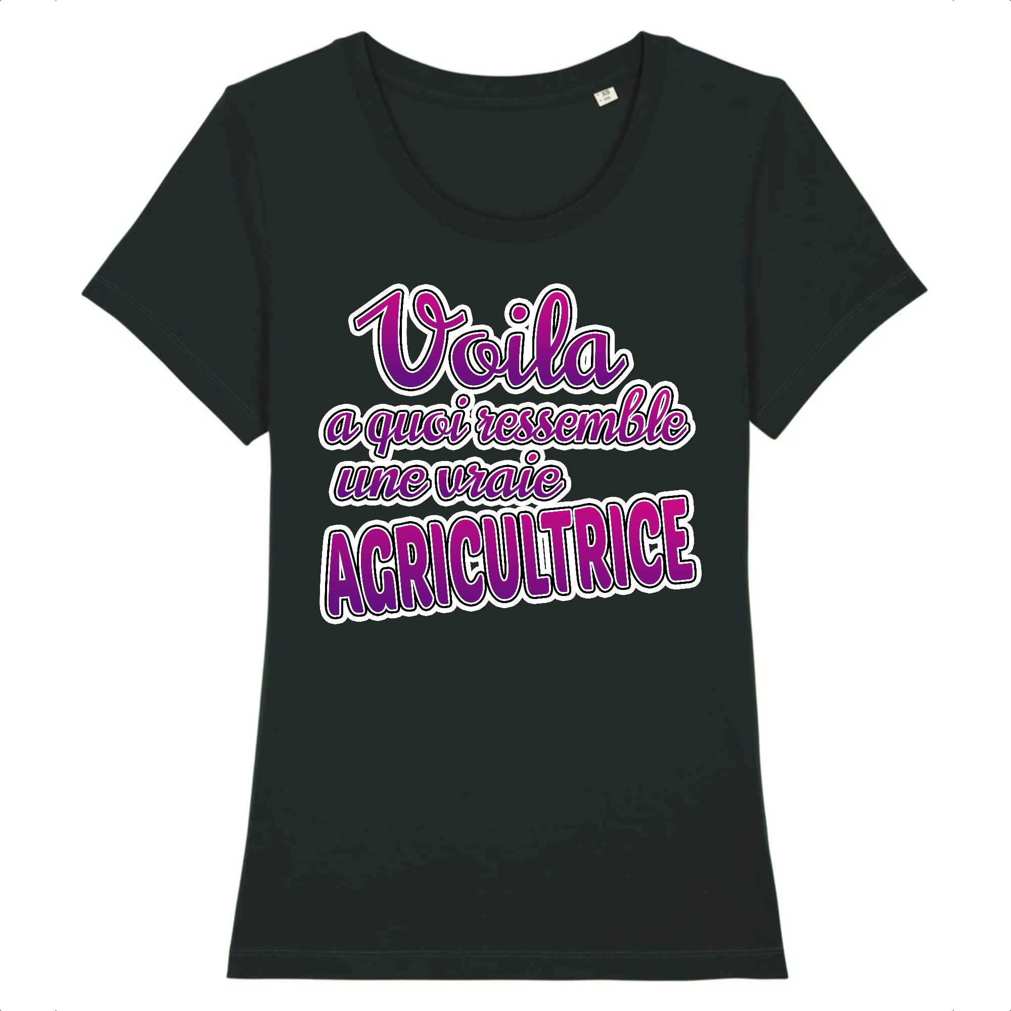 T-shirt Femme Une vraie agricultrice