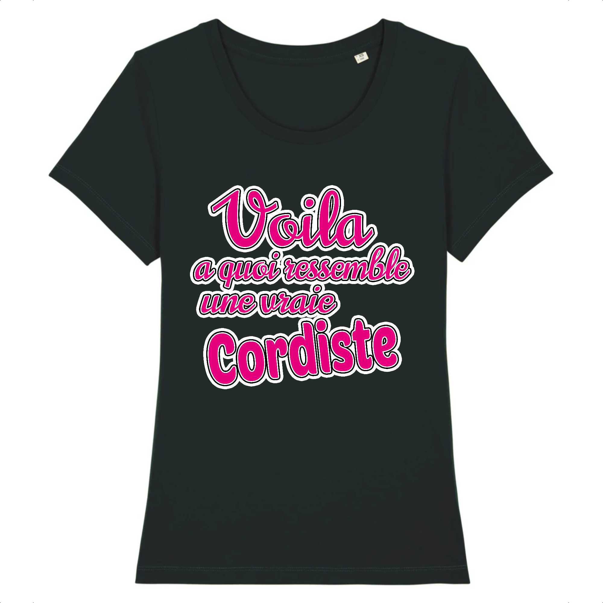 T-shirt Femme Une vraie cordiste