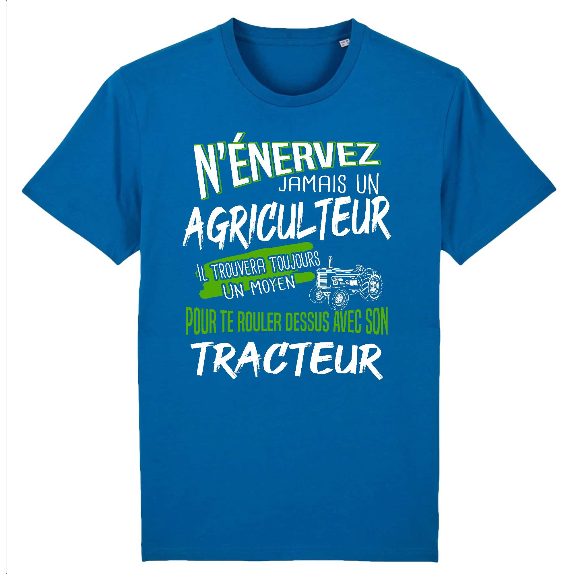 T-shirt Homme Agriculteur et tracteur