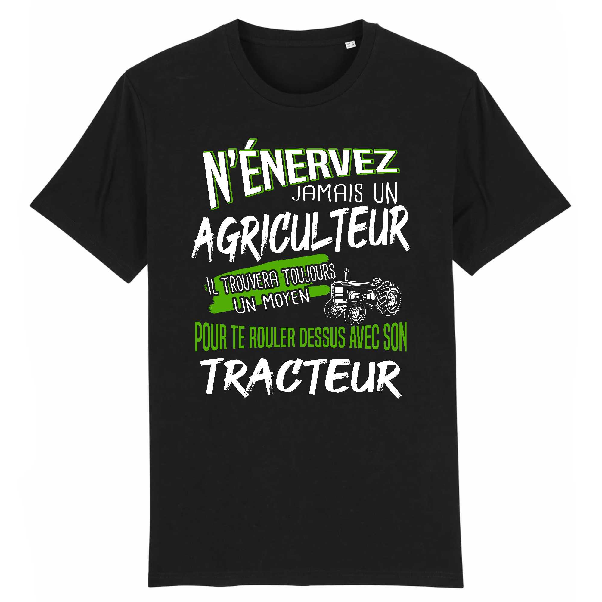 T-shirt Homme Agriculteur et tracteur