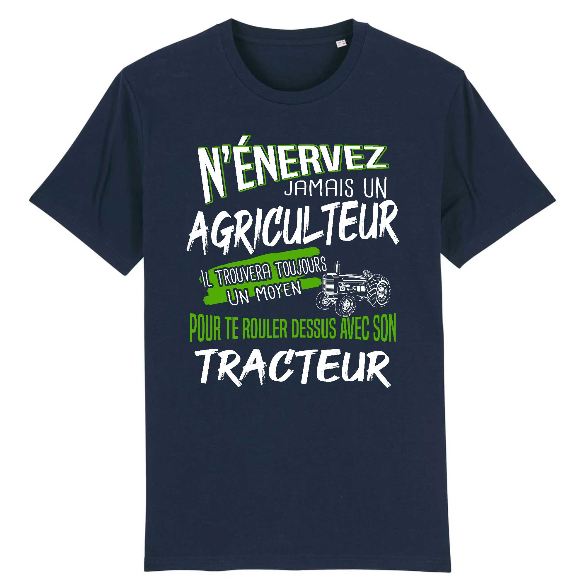 T-shirt Homme Agriculteur et tracteur