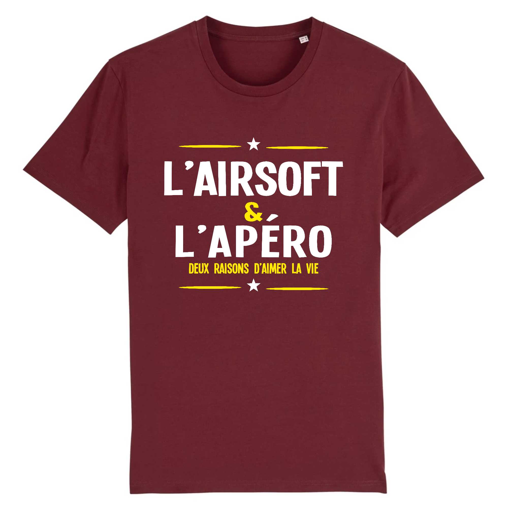 T-shirt Homme Airsoft et apéro