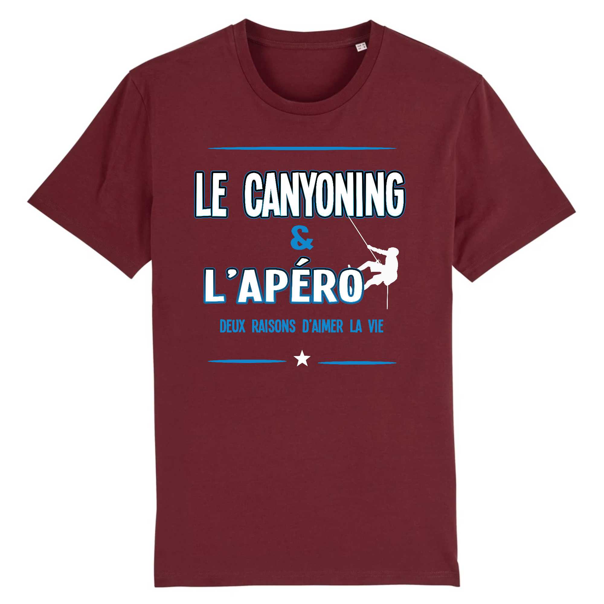 T-shirt Homme Canyoning et apéro