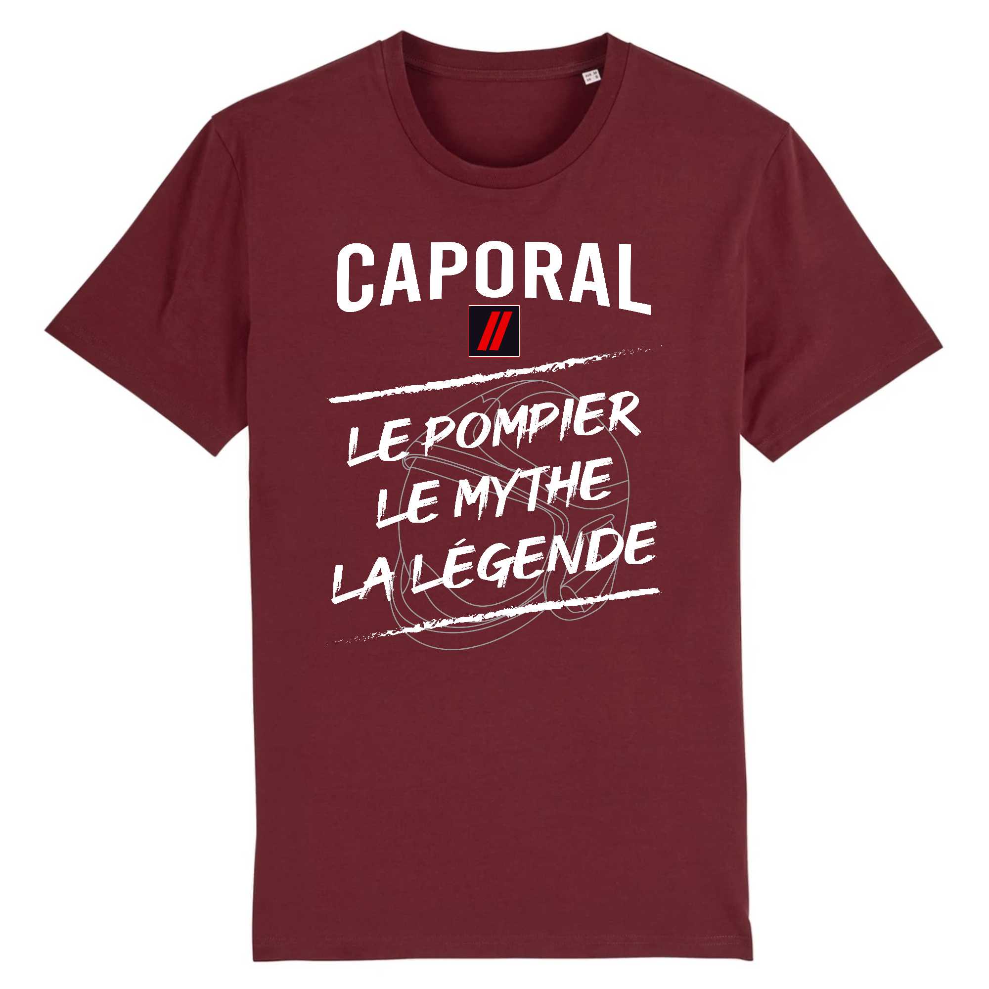 T-shirt Homme Caporal le pompier