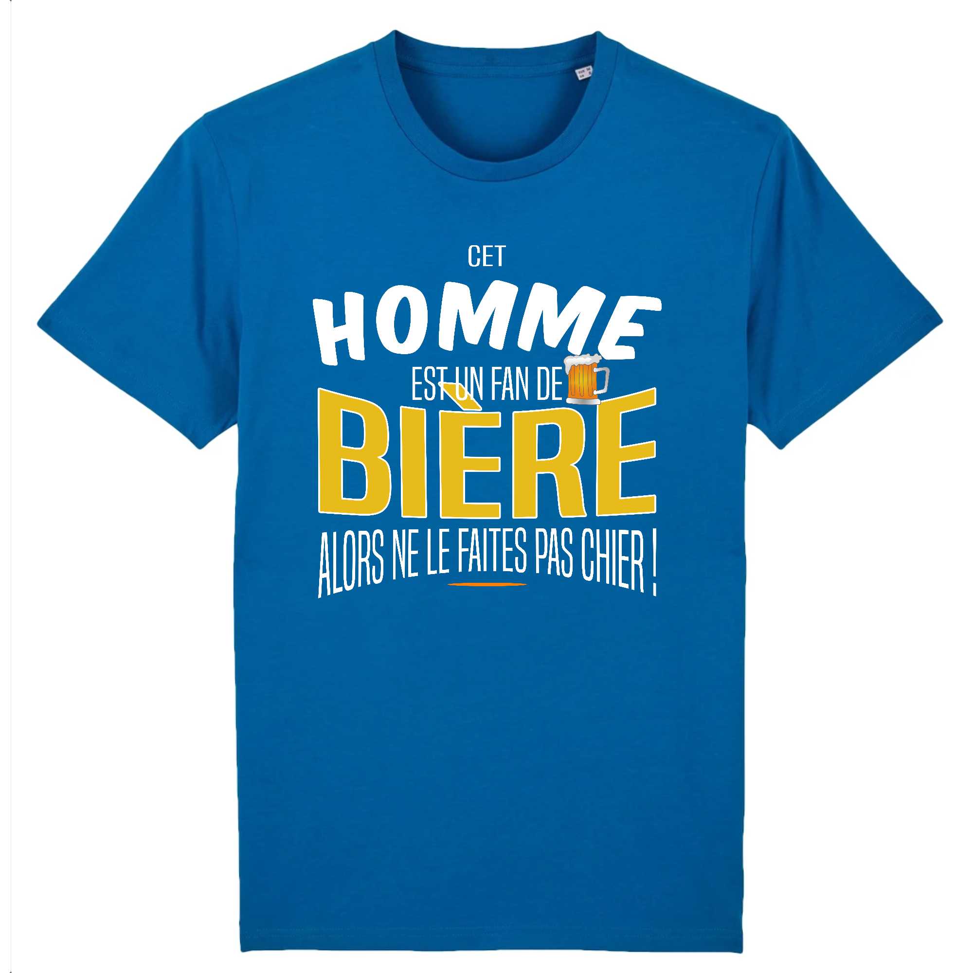 T-shirt Homme Cet homme est un fan de bière