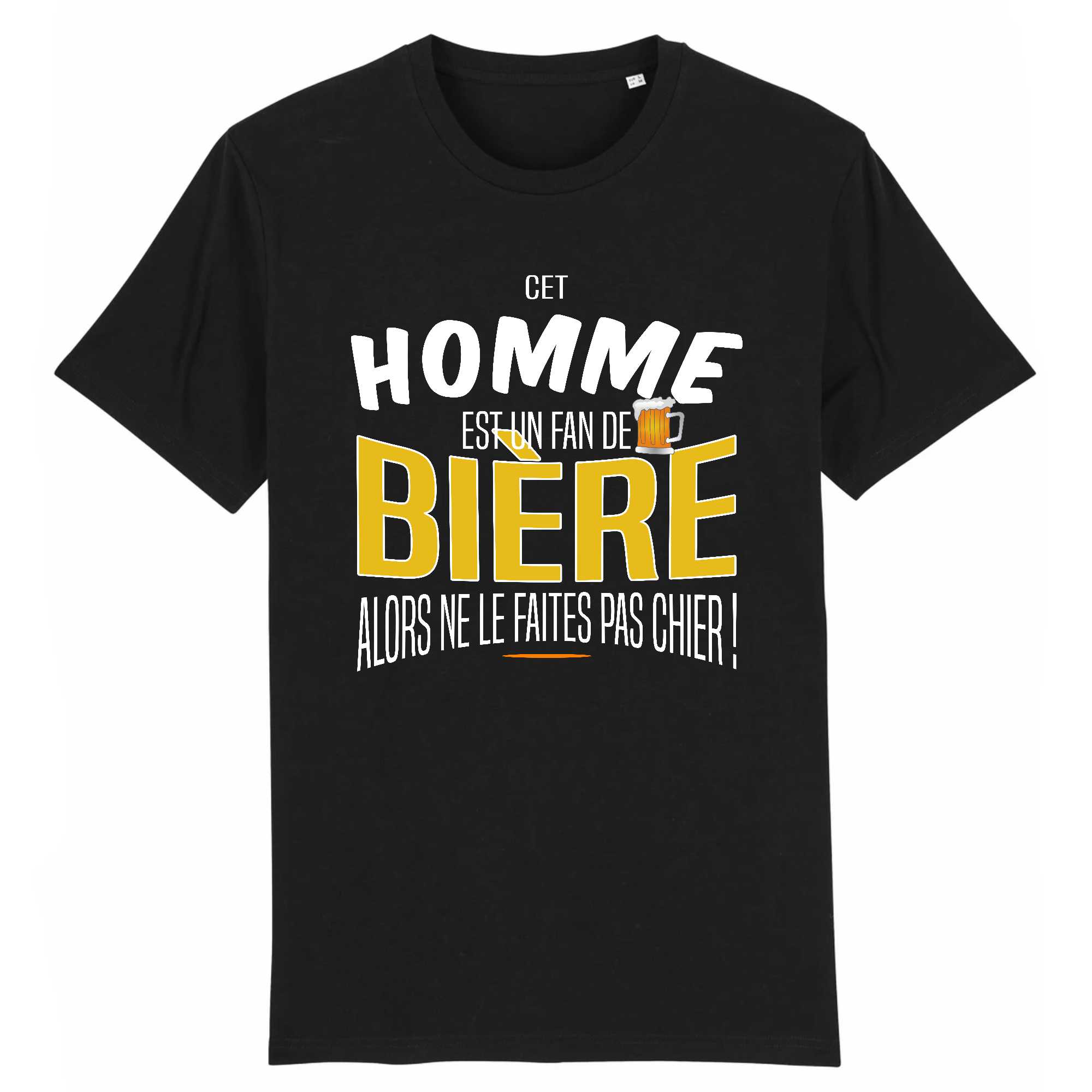 T-shirt Homme Cet homme est un fan de bière