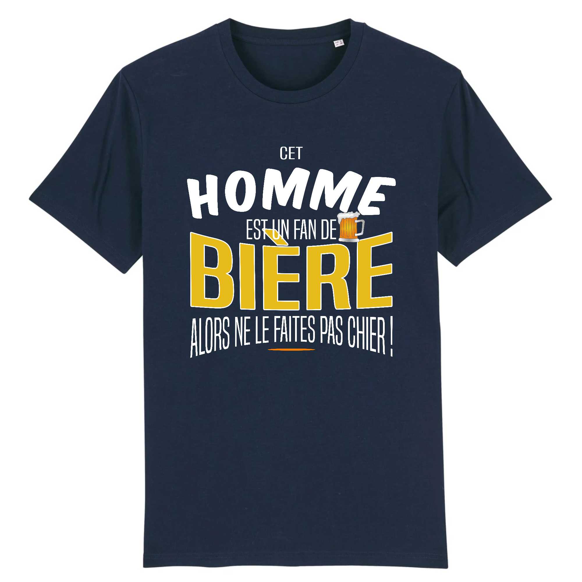 T-shirt Homme Cet homme est un fan de bière