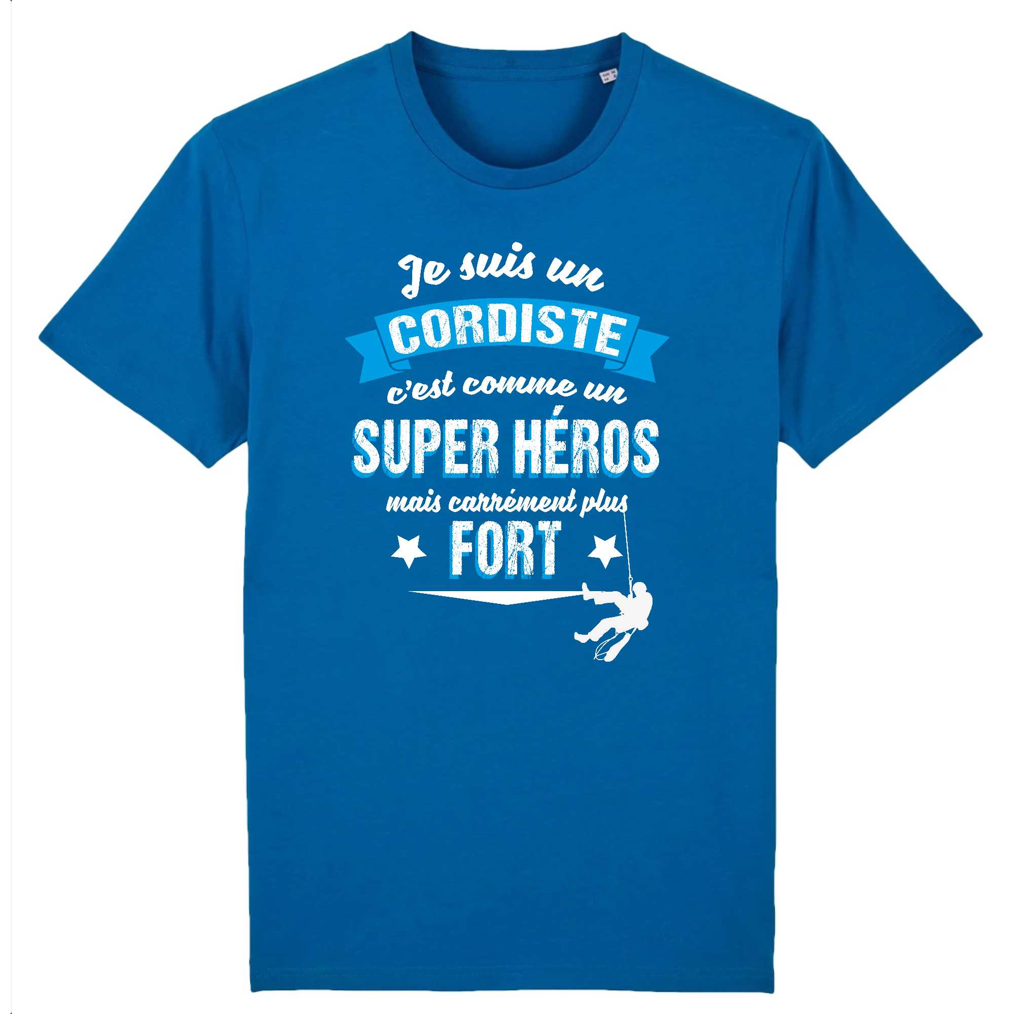T-shirt Homme Cordiste et super héros