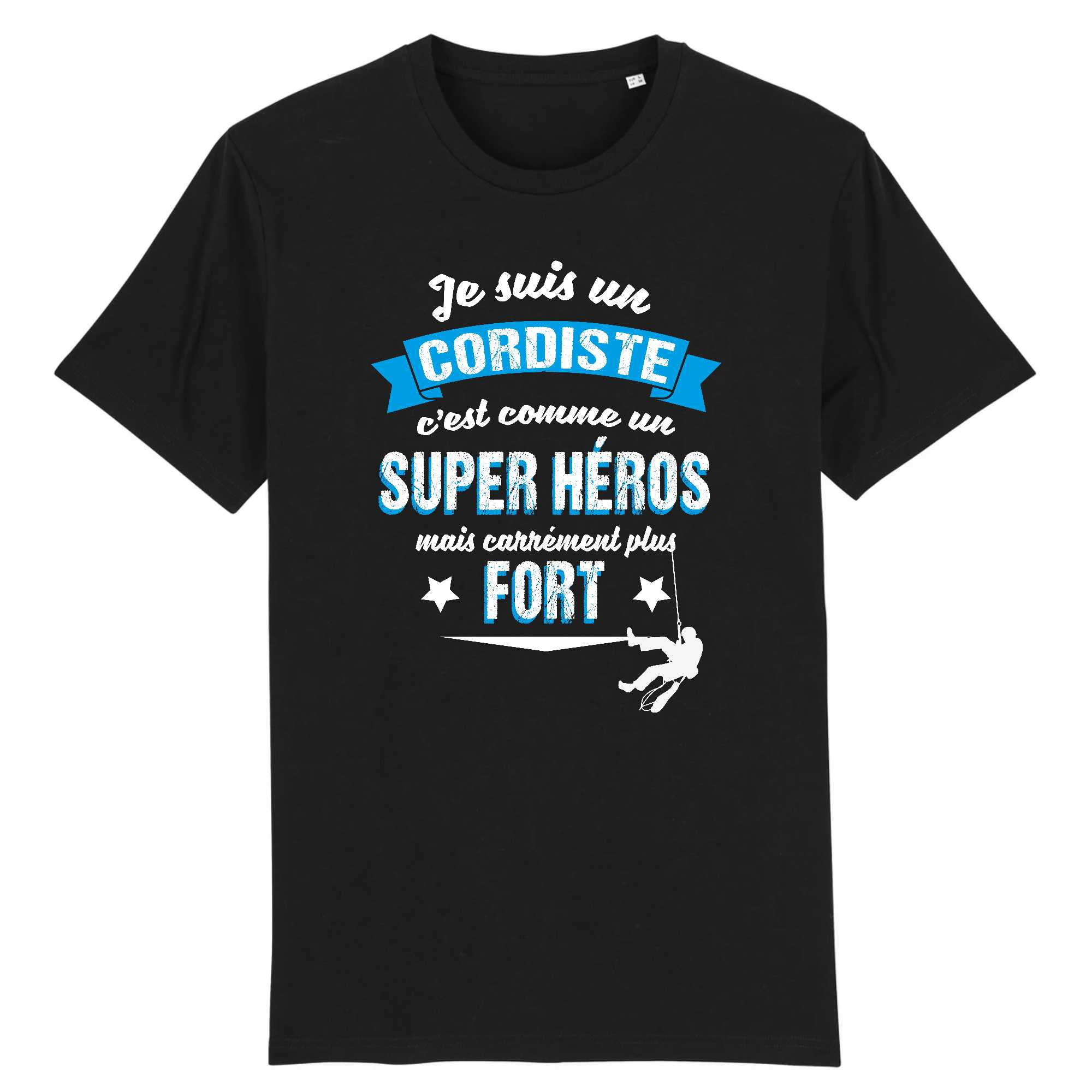 T-shirt Homme Cordiste et super héros
