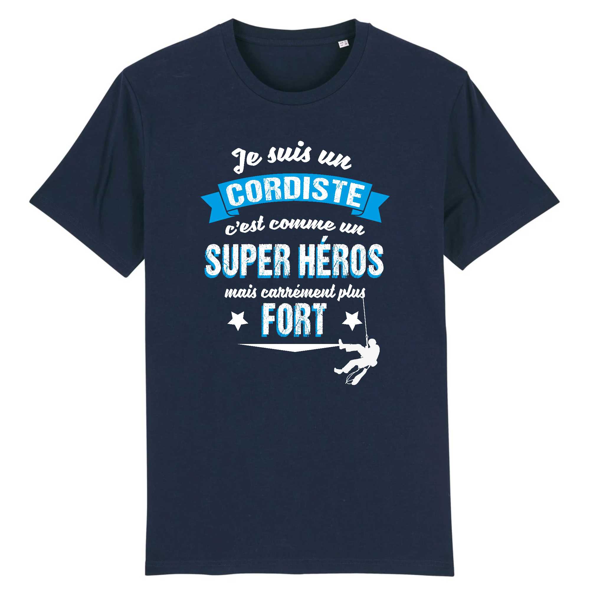 T-shirt Homme Cordiste et super héros