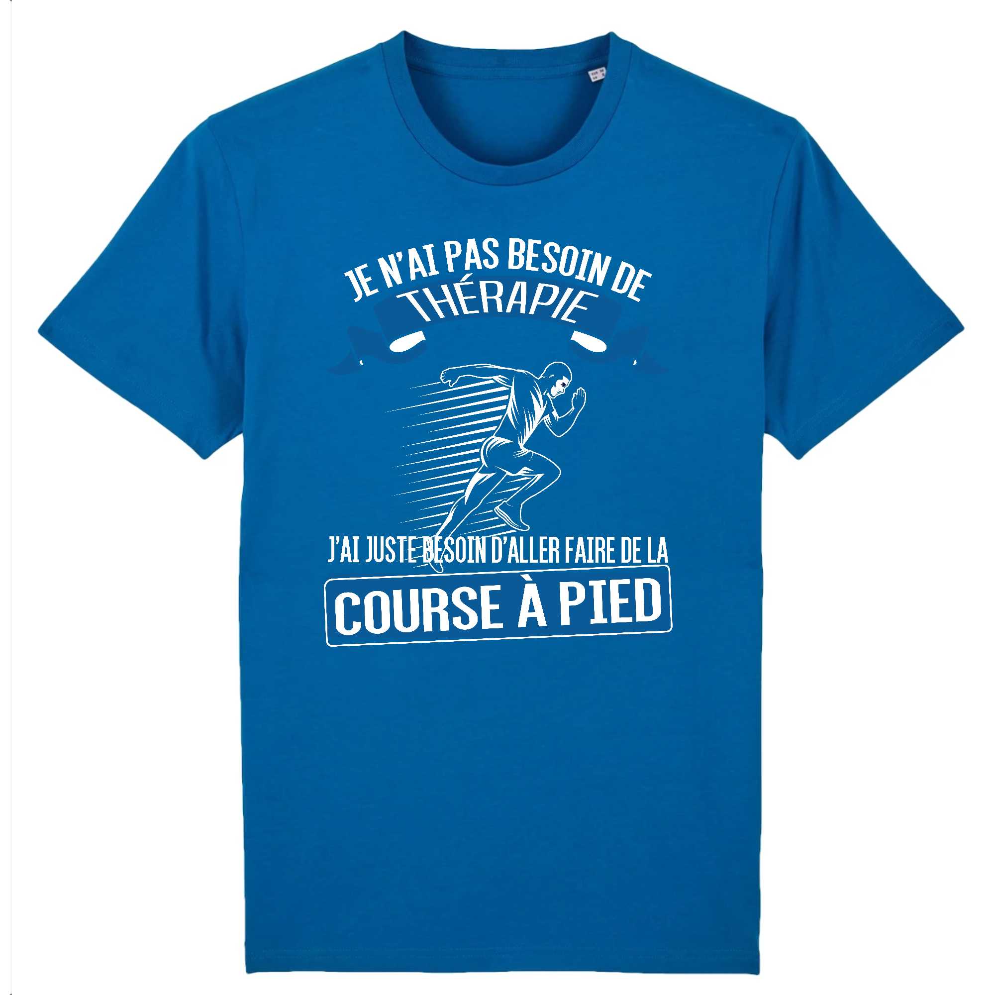 T-shirt Homme Course à pied et thérapie
