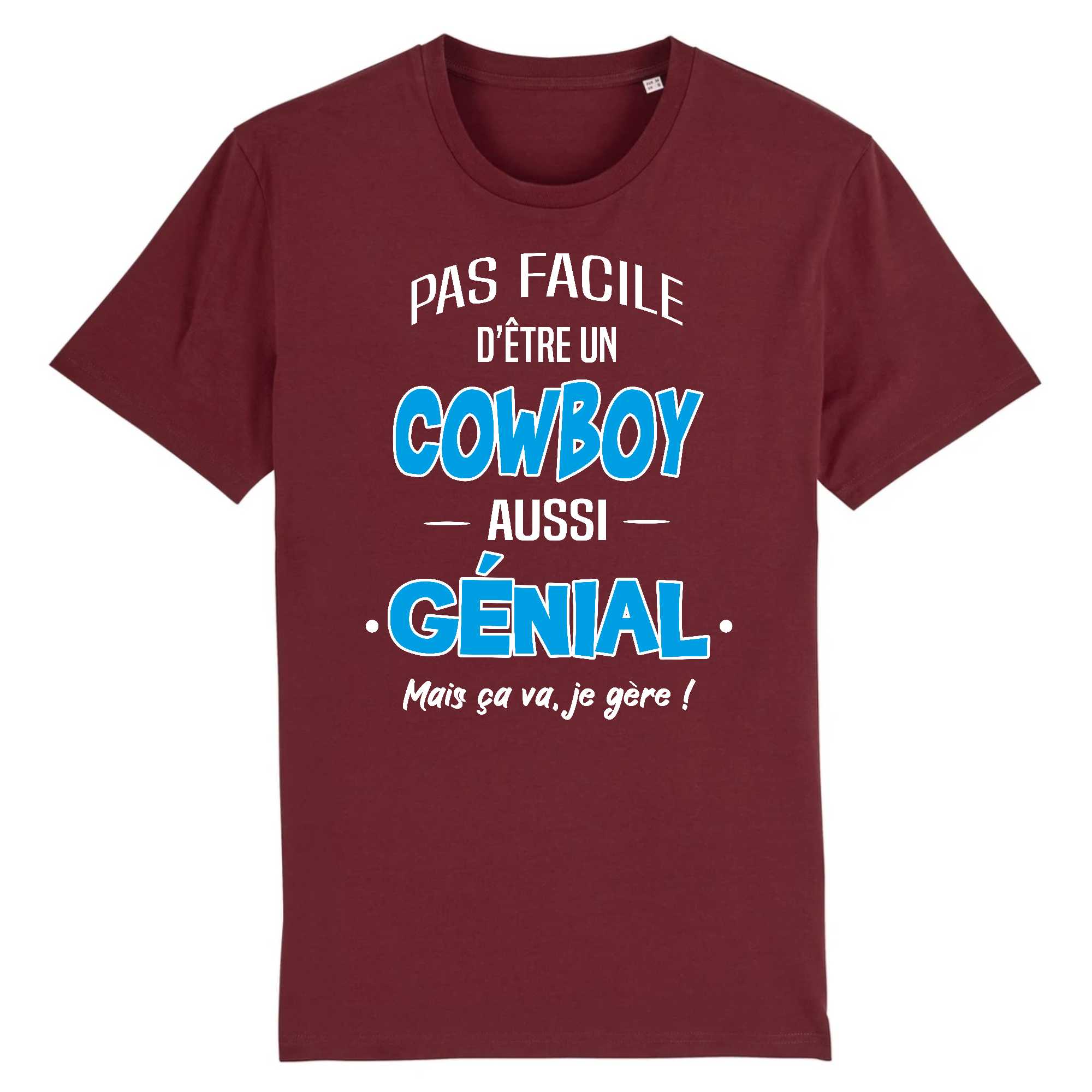 T-shirt Homme Cowboy génial