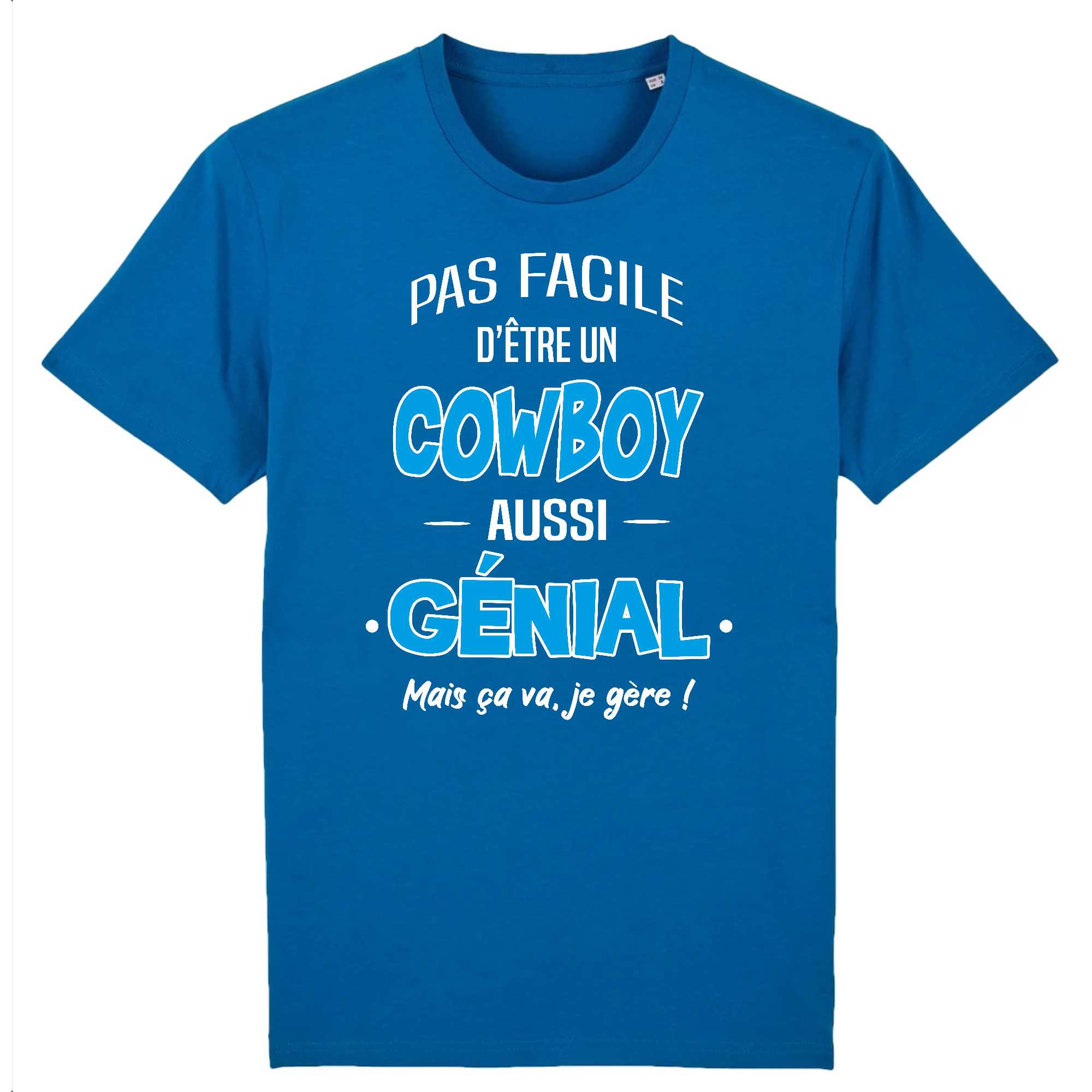 T-shirt Homme Cowboy génial