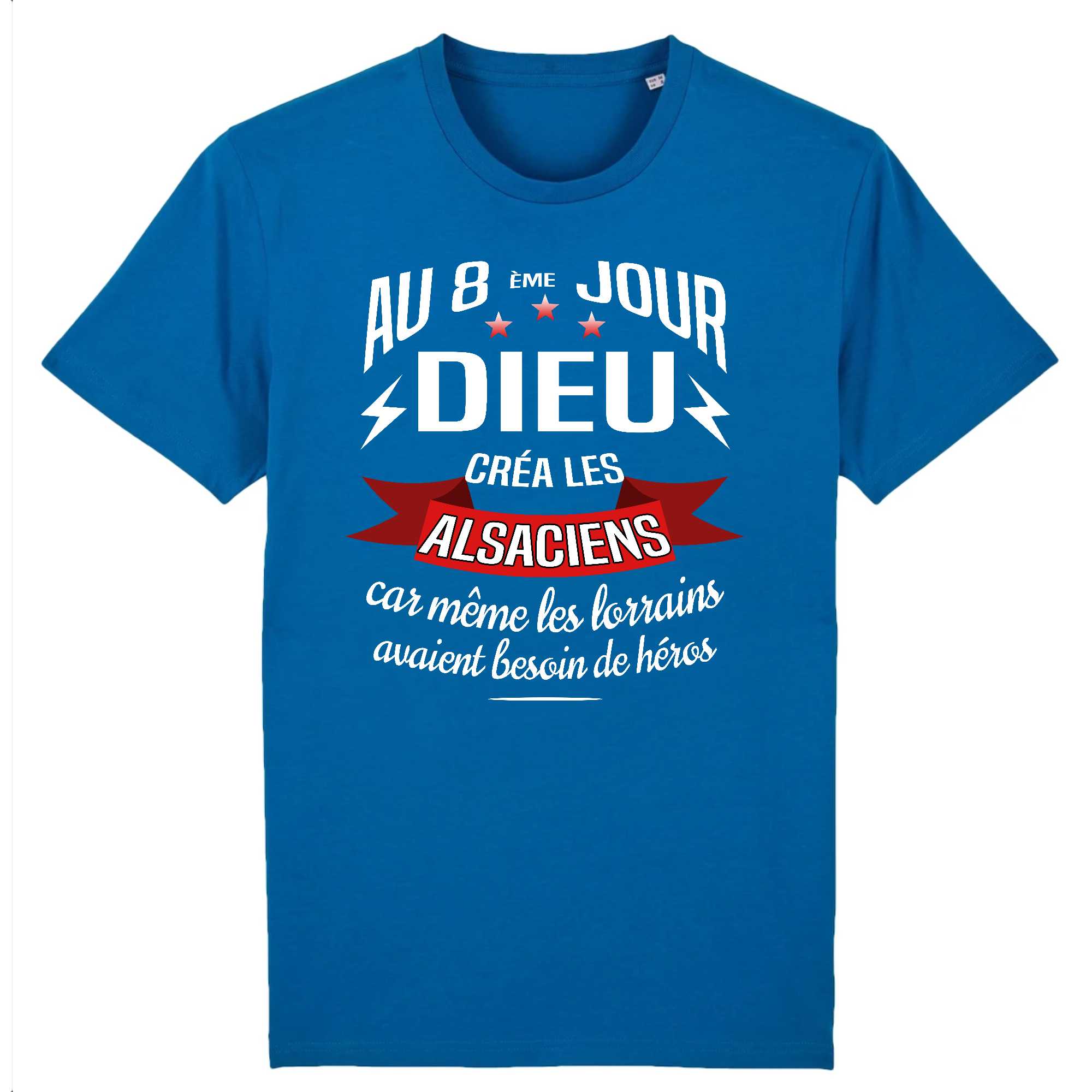 T-shirt Homme Dieu créa les alsaciens