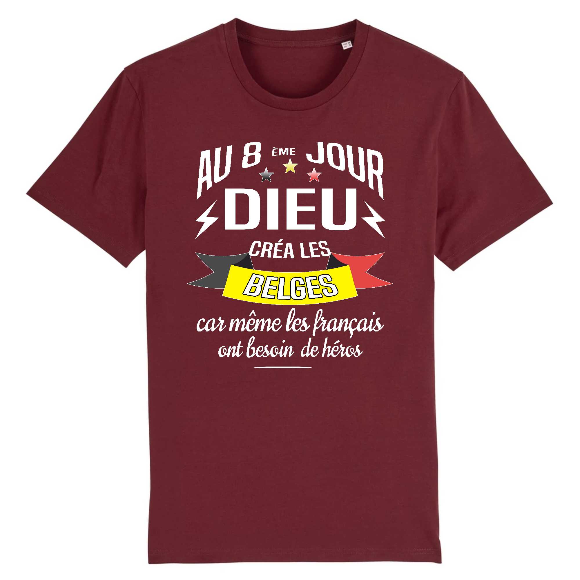 T-shirt Homme Dieu créa les belges