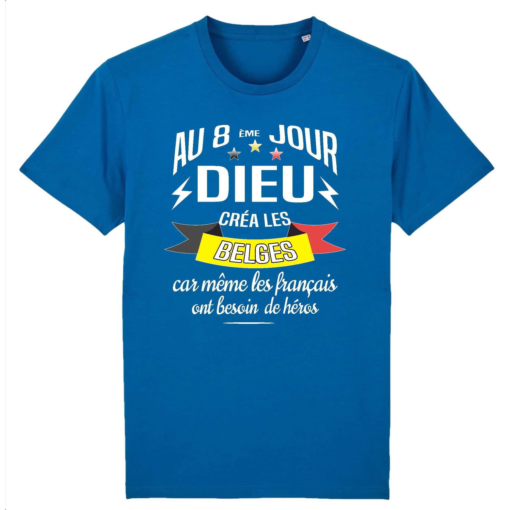 T-shirt Homme Dieu créa les belges
