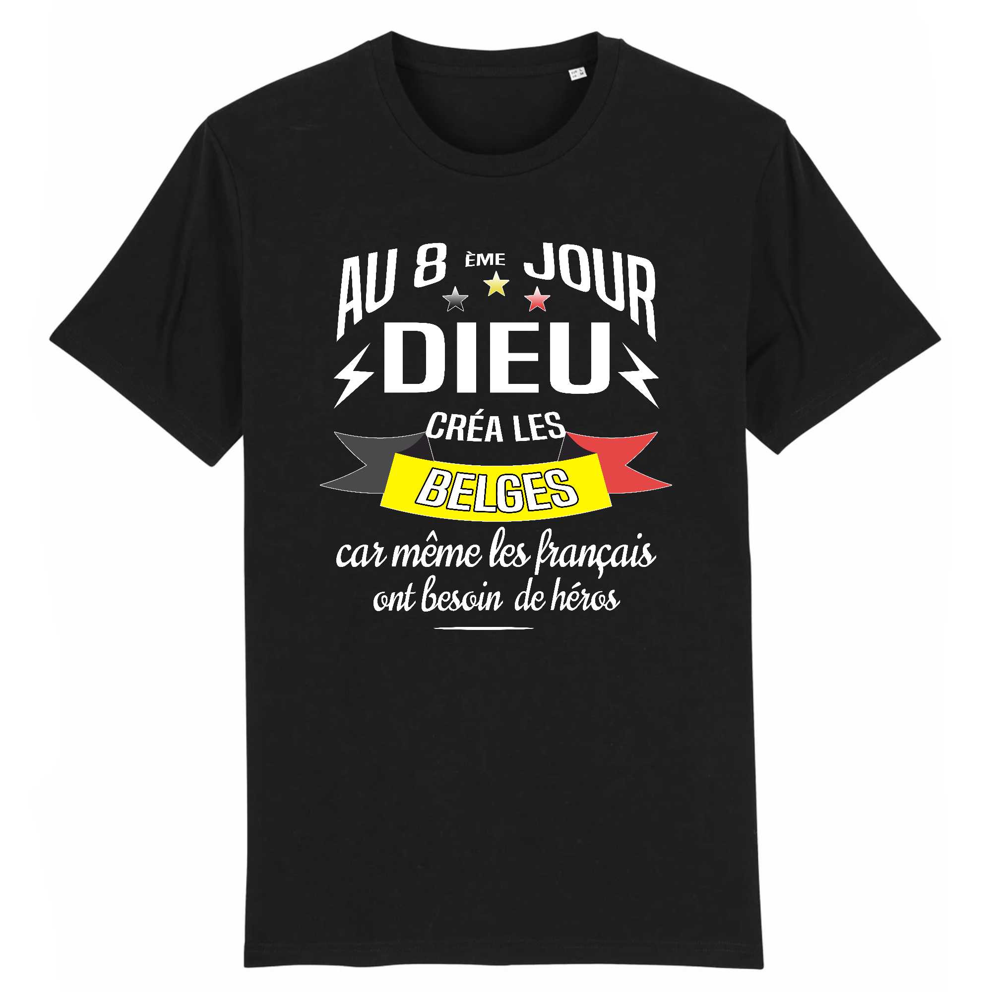 T-shirt Homme Dieu créa les belges