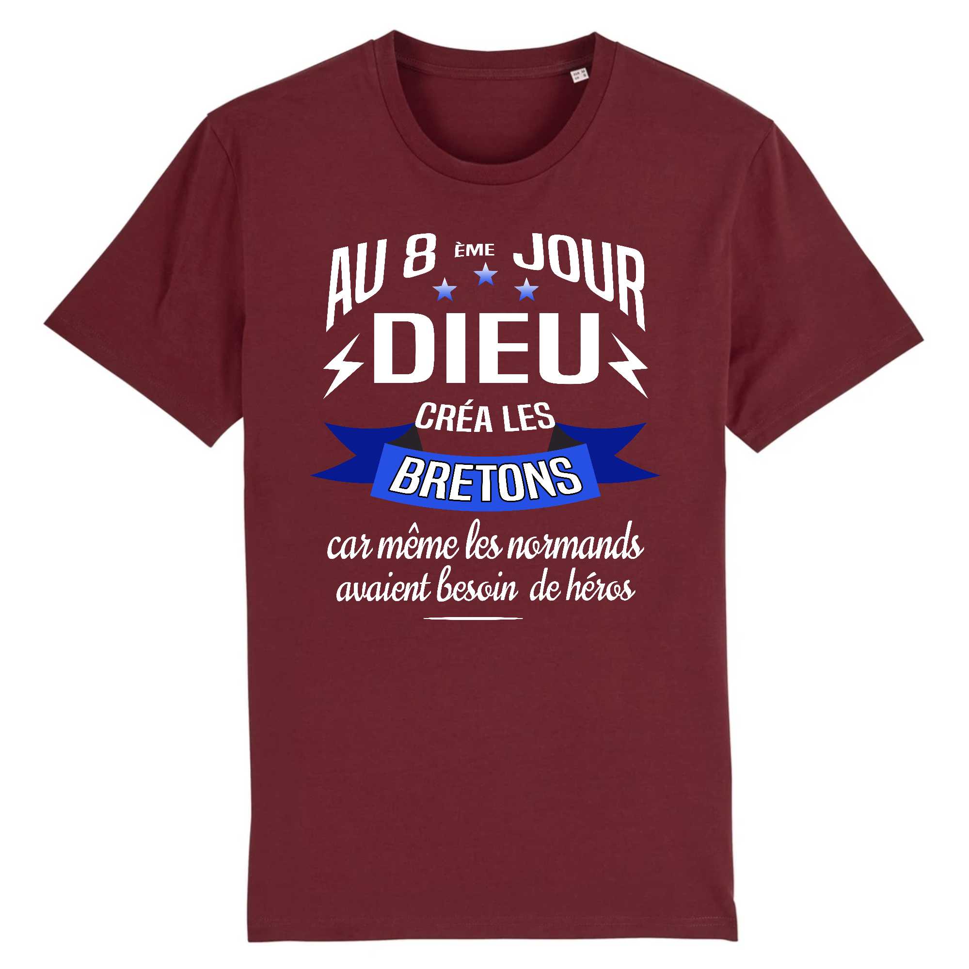 T-shirt Homme Dieu créa les bretons