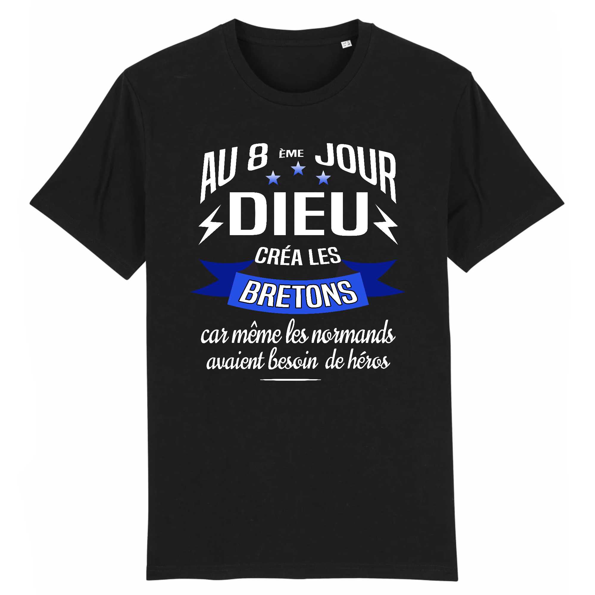 T-shirt Homme Dieu créa les bretons