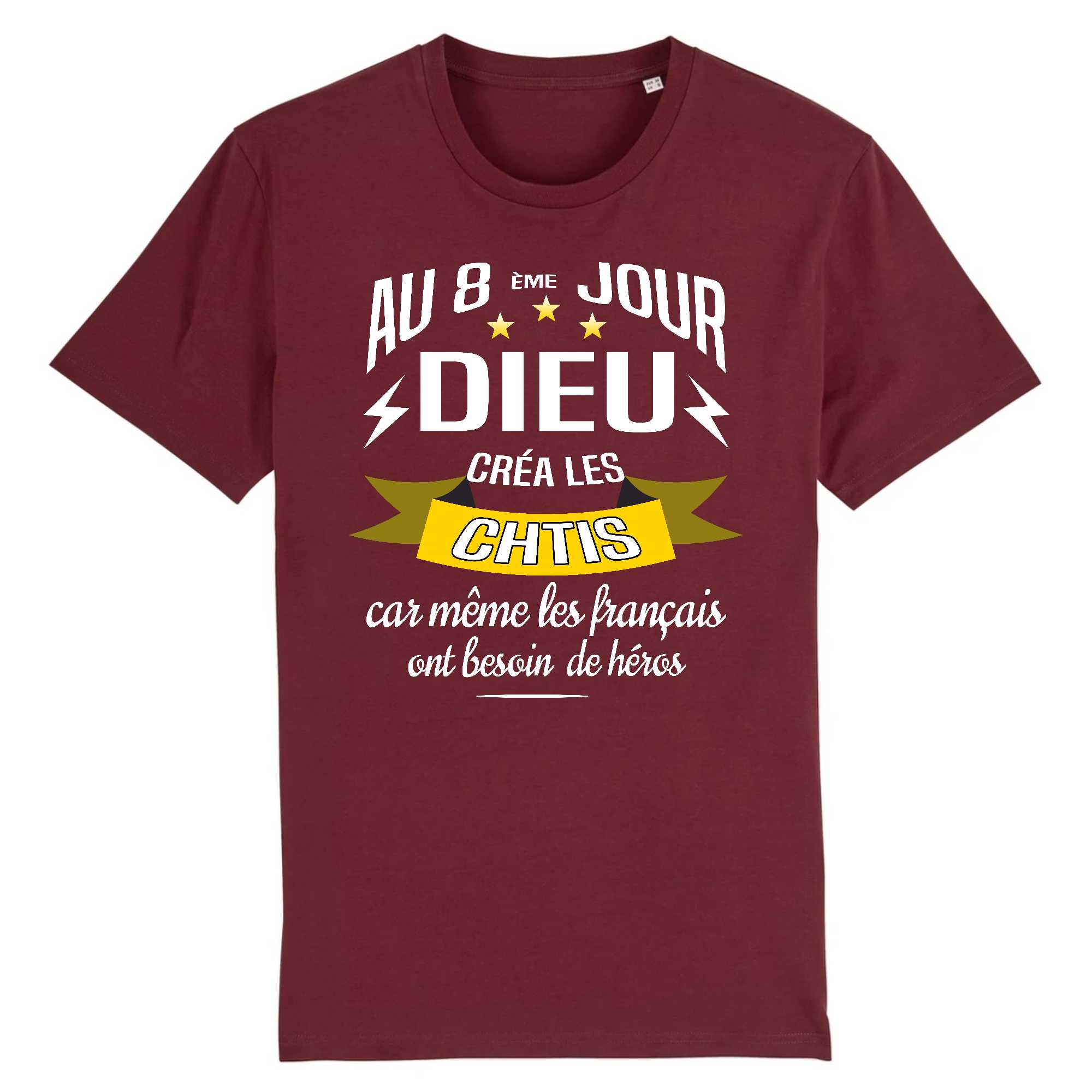 T-shirt Homme Dieu créa les chtis