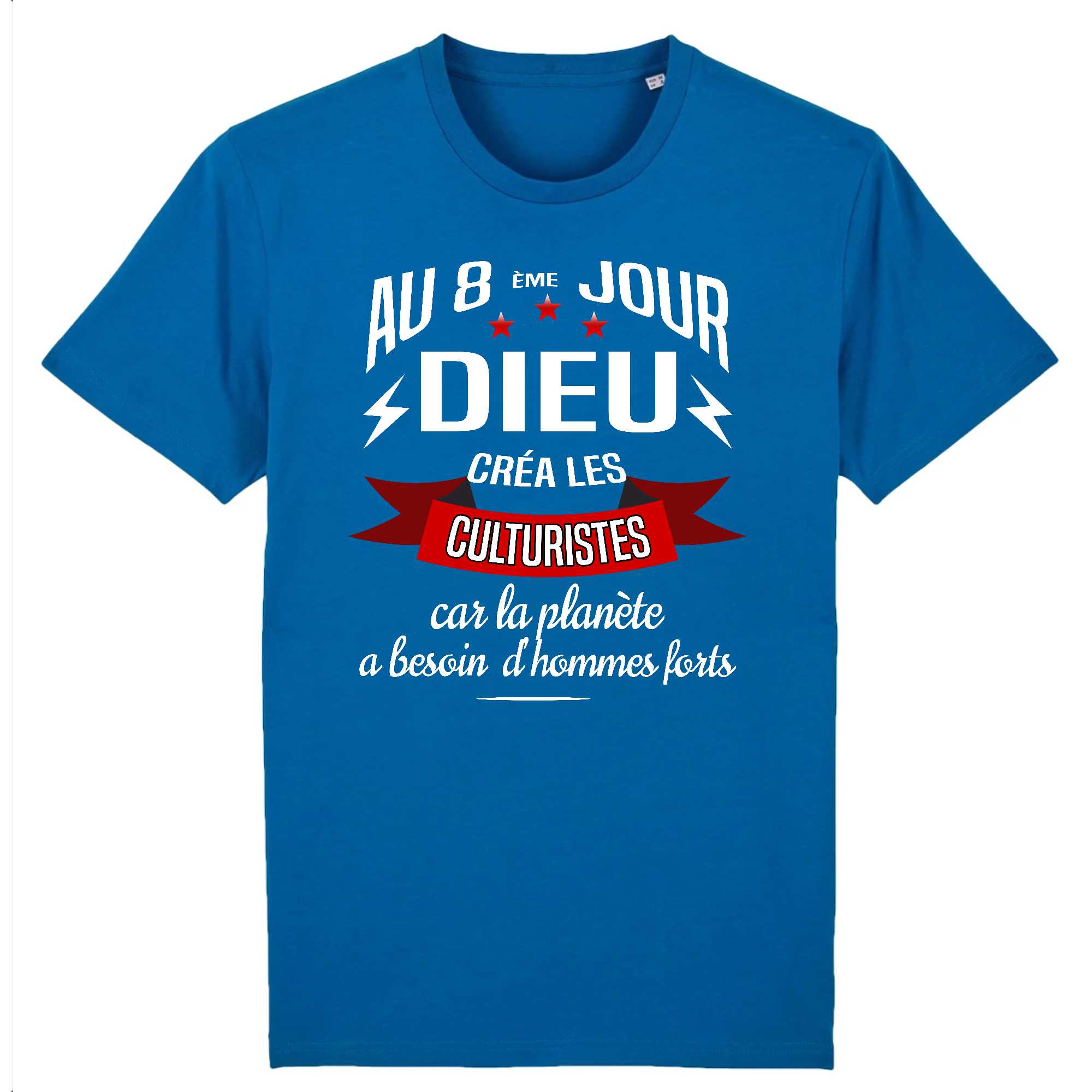 T-shirt Homme Dieu créa les culturistes