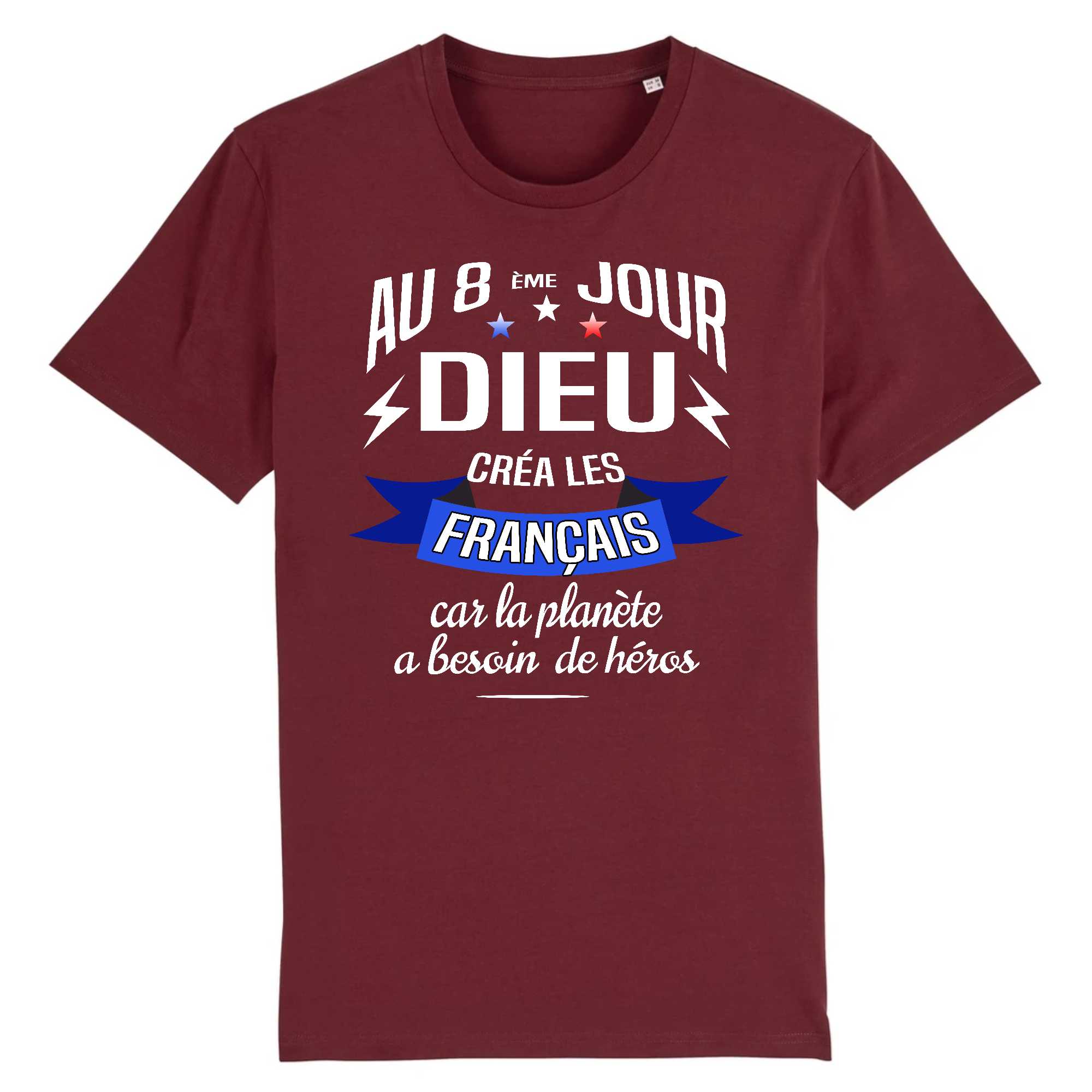 T-shirt Homme Dieu créa les français