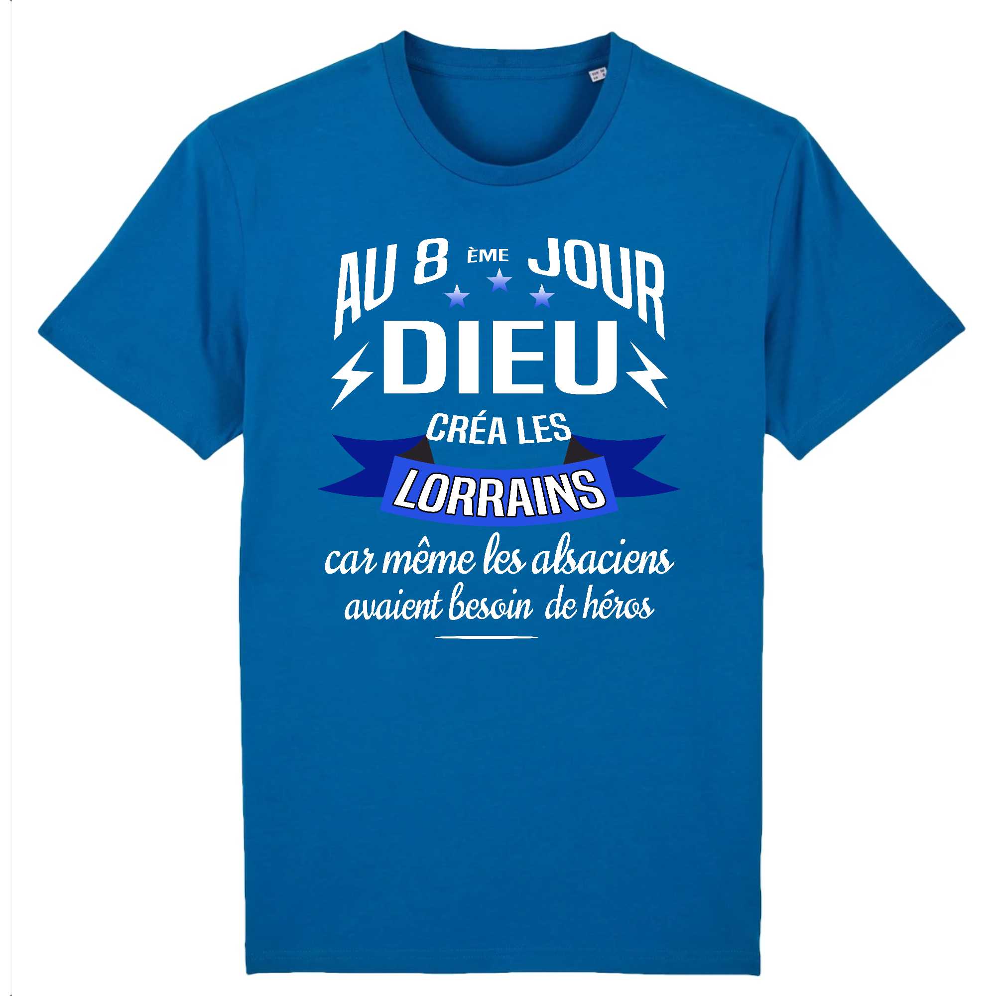 T-shirt Homme Dieu créa les lorrains